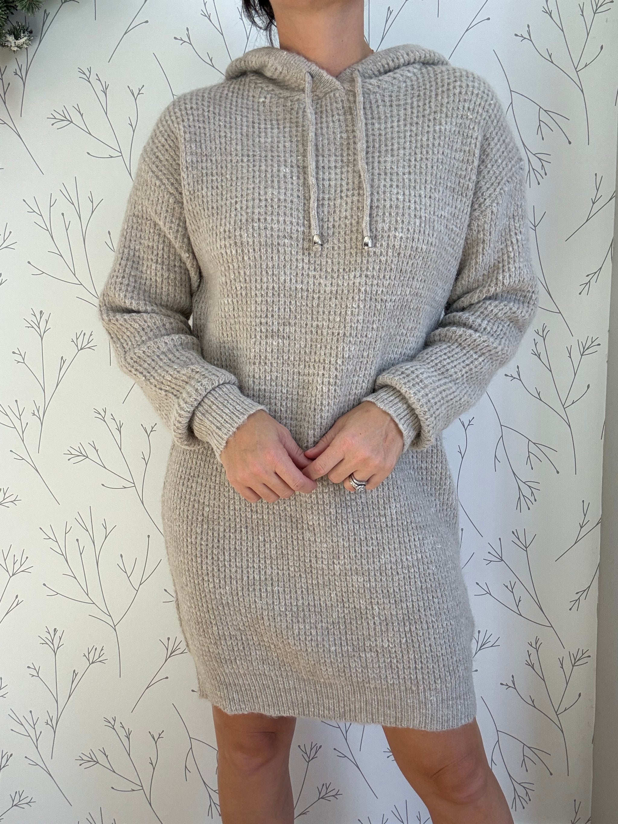 Jemma Waffle Hoodie Tunic