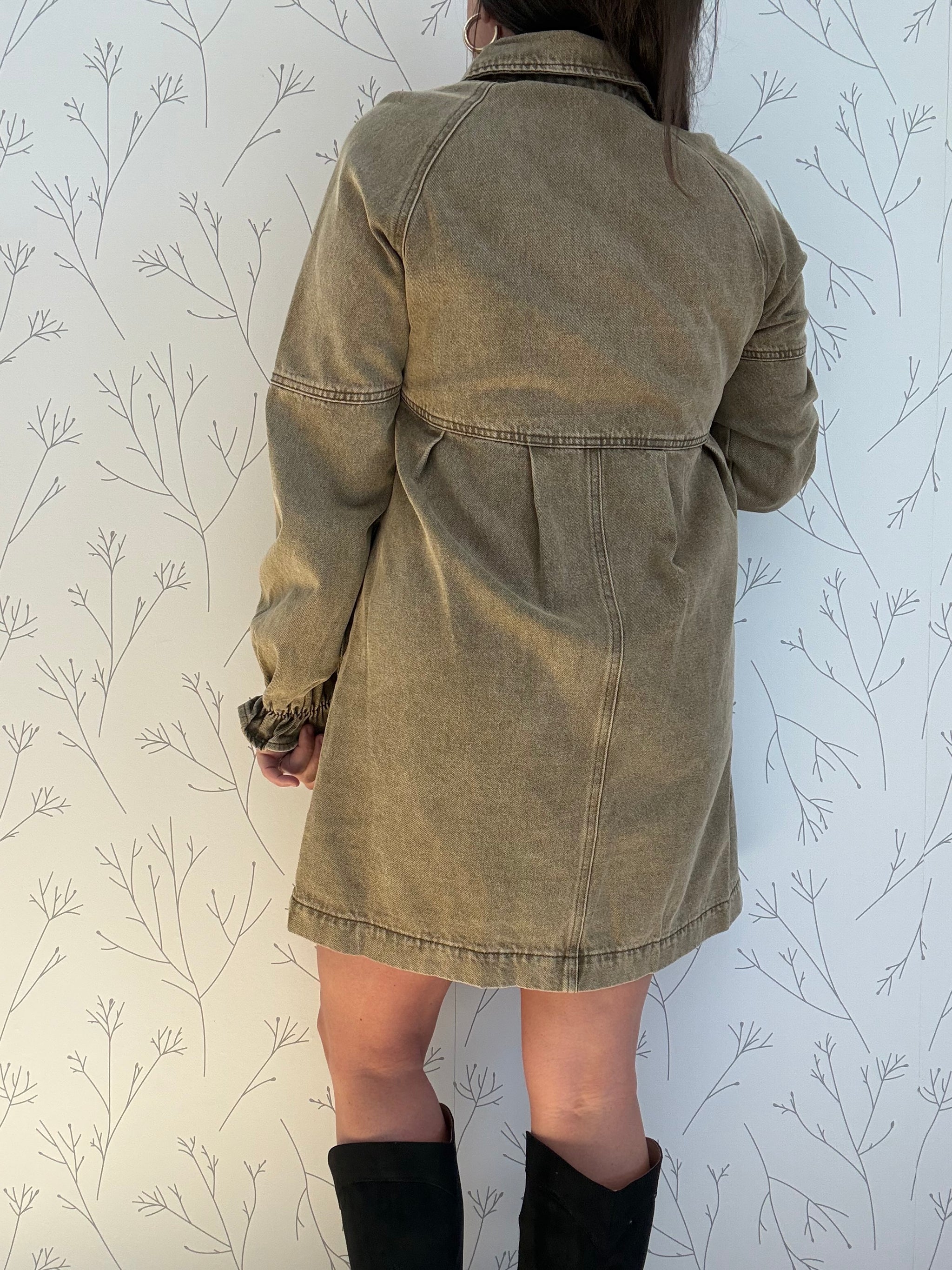 Campfire Collar Mini Dress