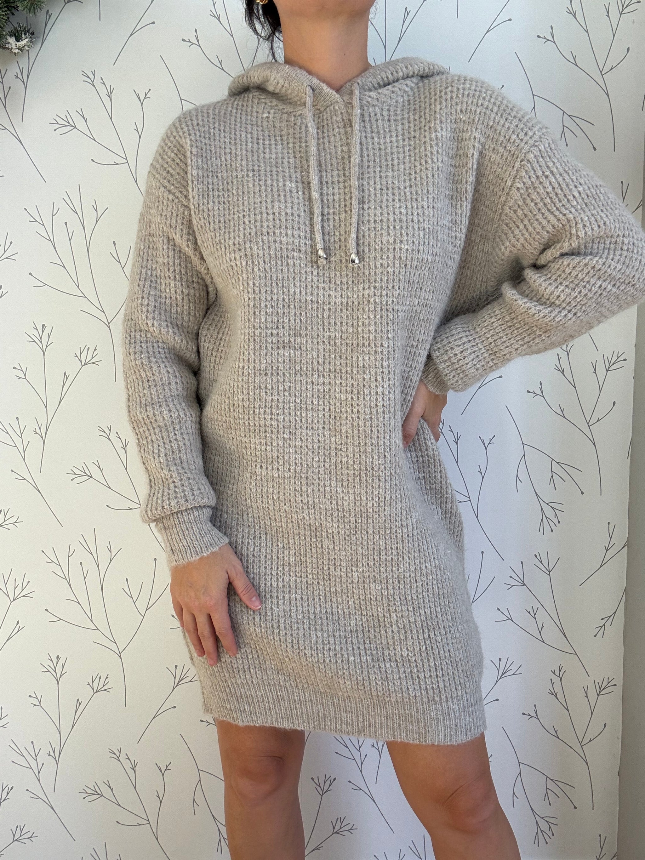 Jemma Waffle Hoodie Tunic