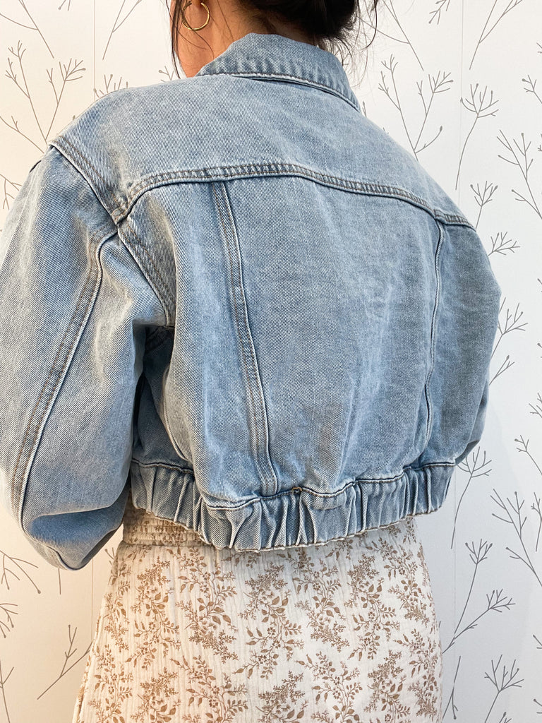 ジャケット・アウター drop shoulder grange damage denim jacket カテゴリ/アウター/デニムジャケット(並び順：新着順)