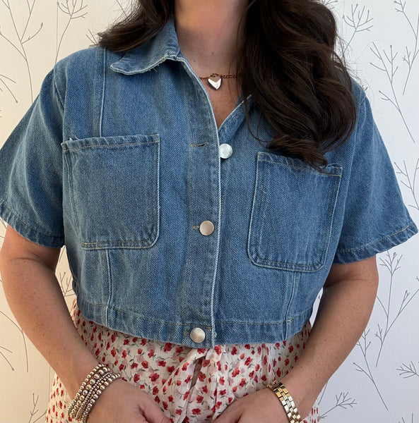 Springline Denim Top