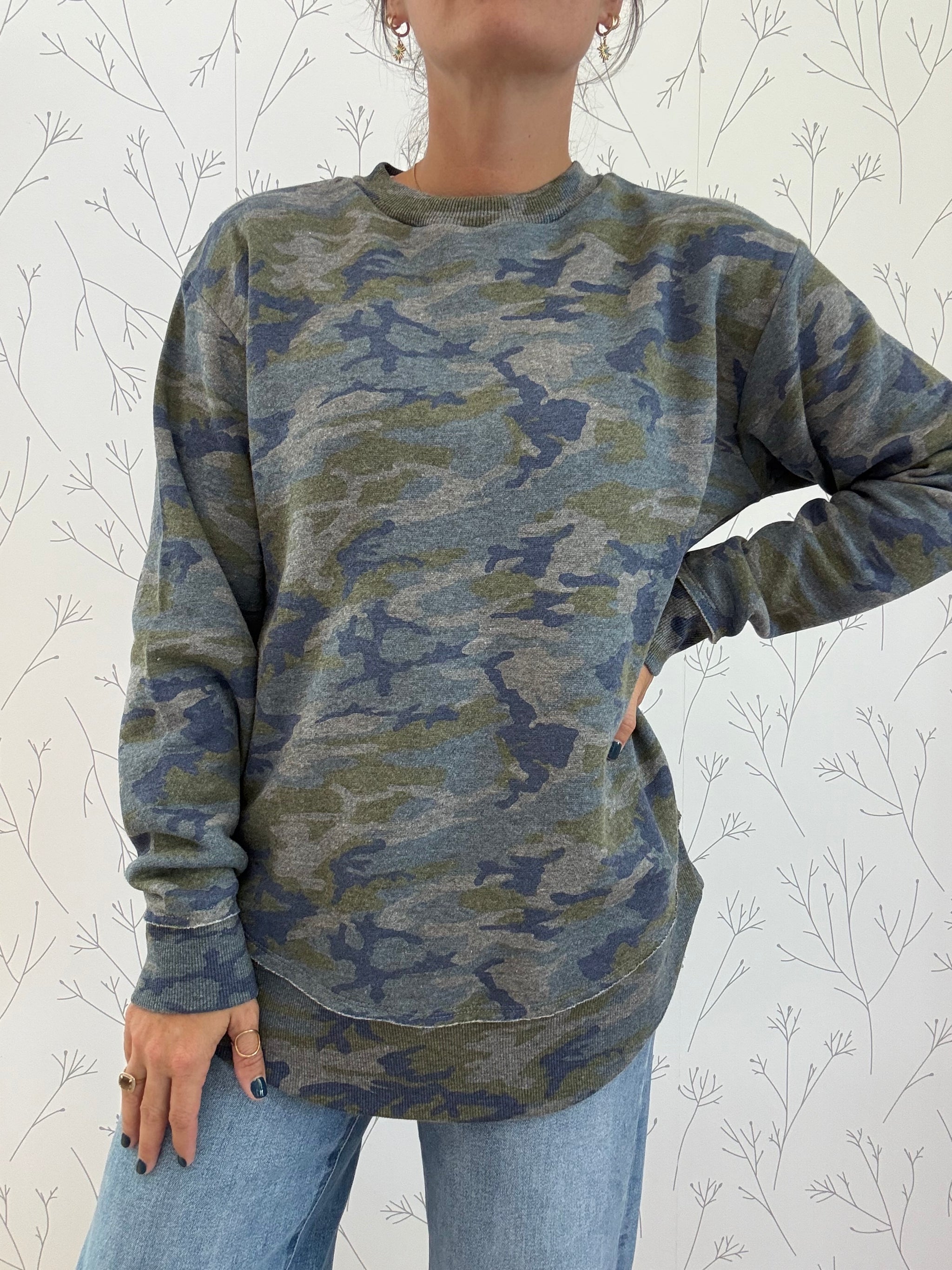 Camo Cozy Pullover
