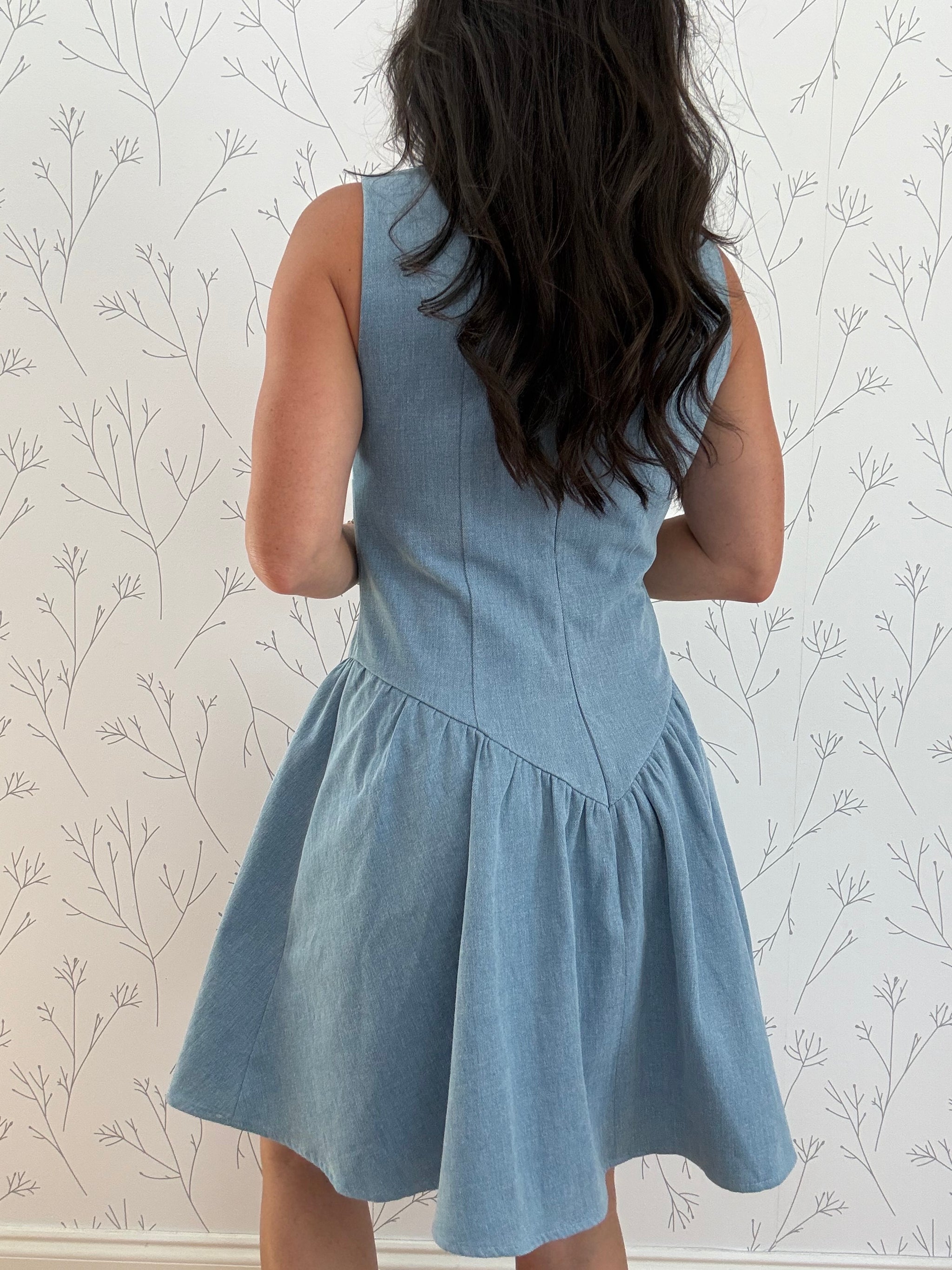 Paint The Town Blue Dress