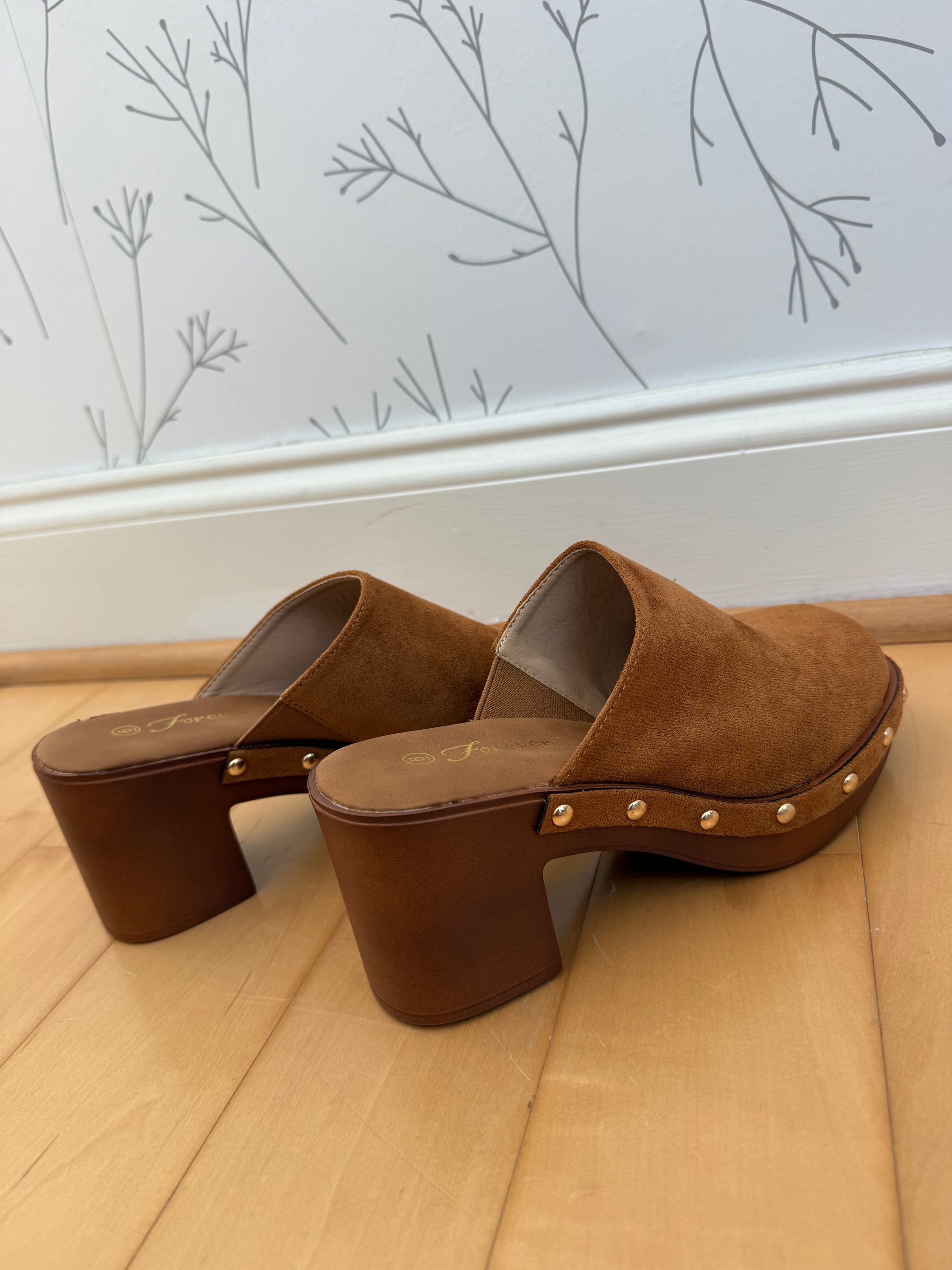 Studded Platform Clogs