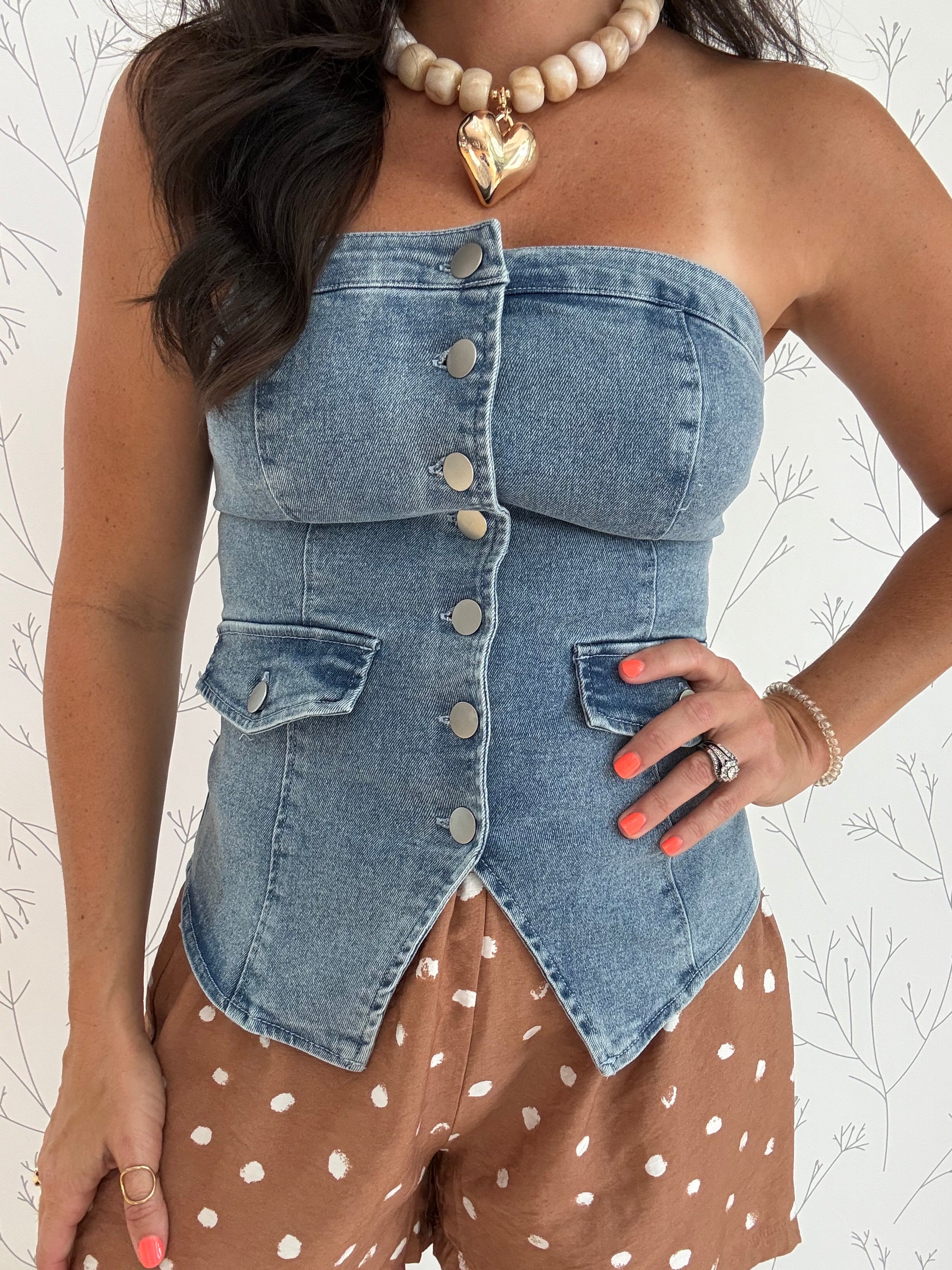 Midnight Rodeo Denim Top