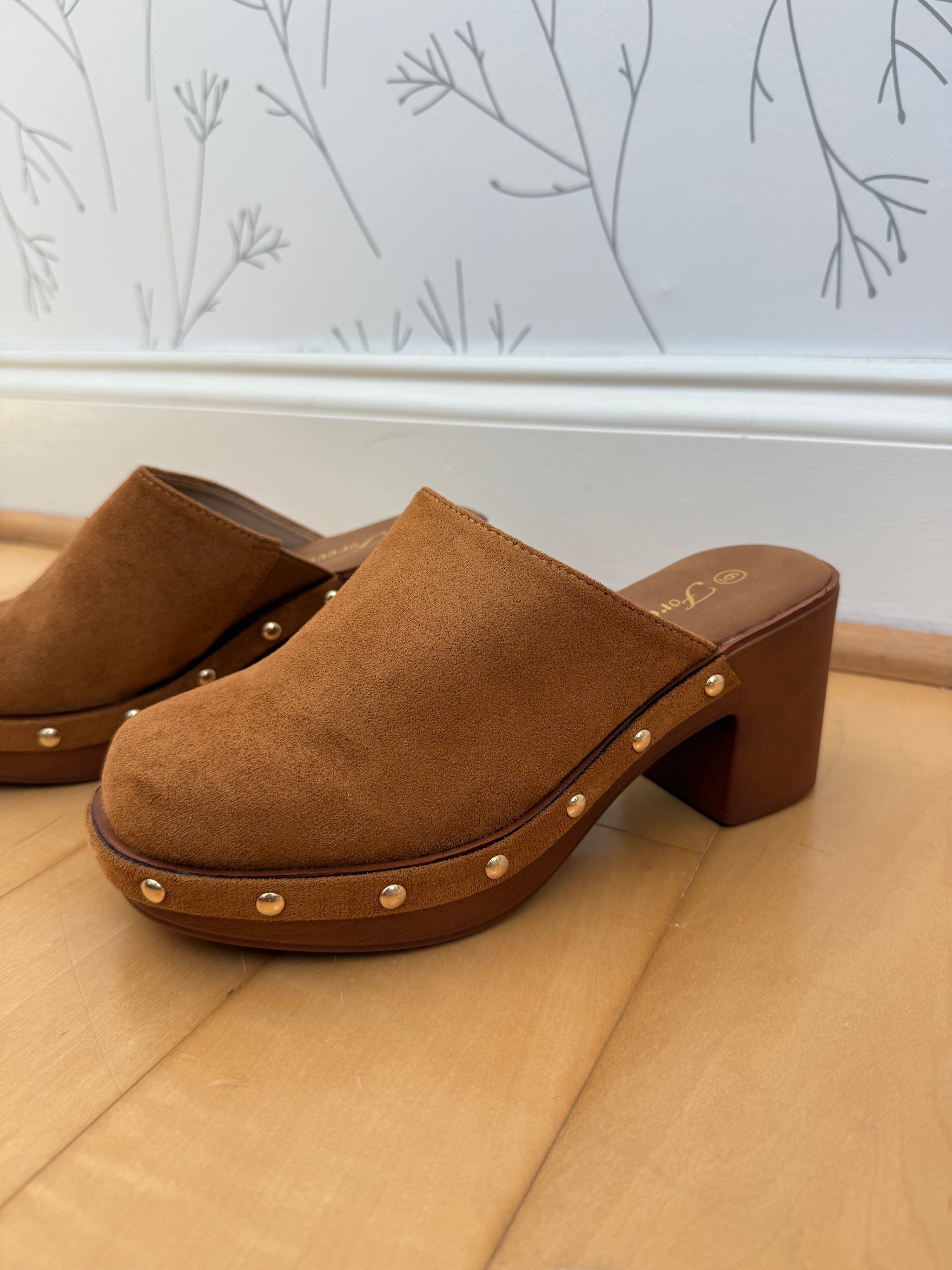 Studded Platform Clogs