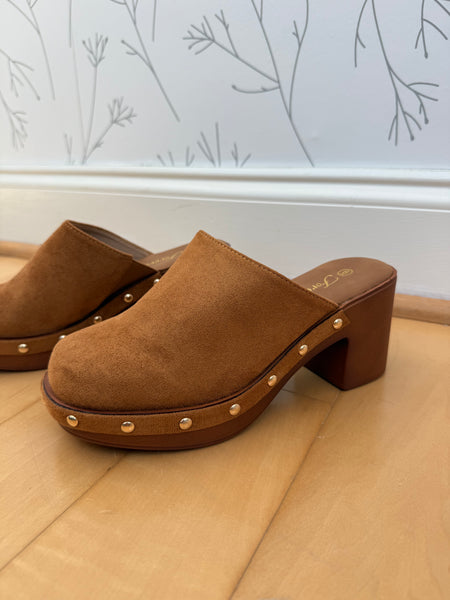 Studded Platform Clogs