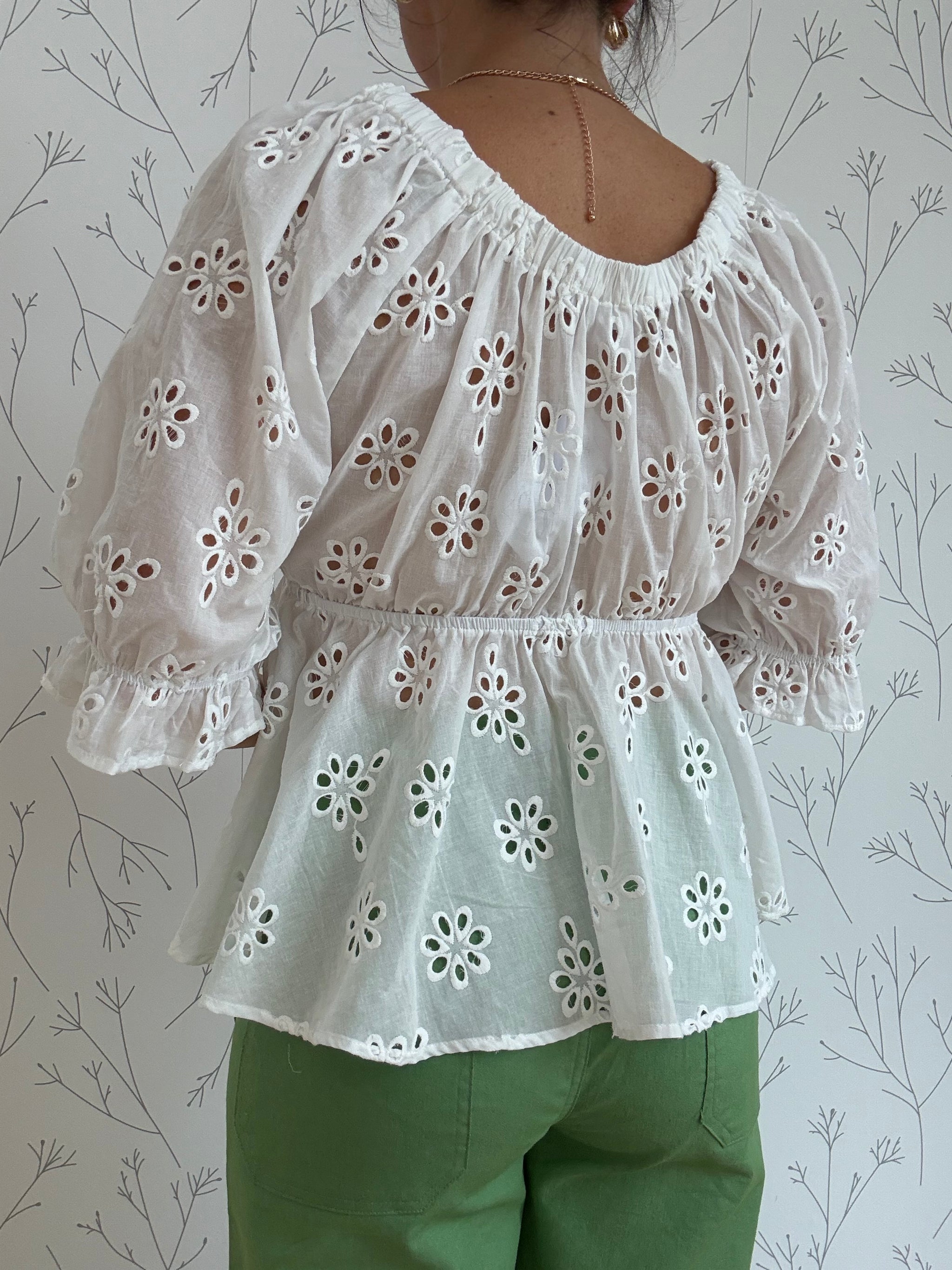 Hazel Eyelet Top