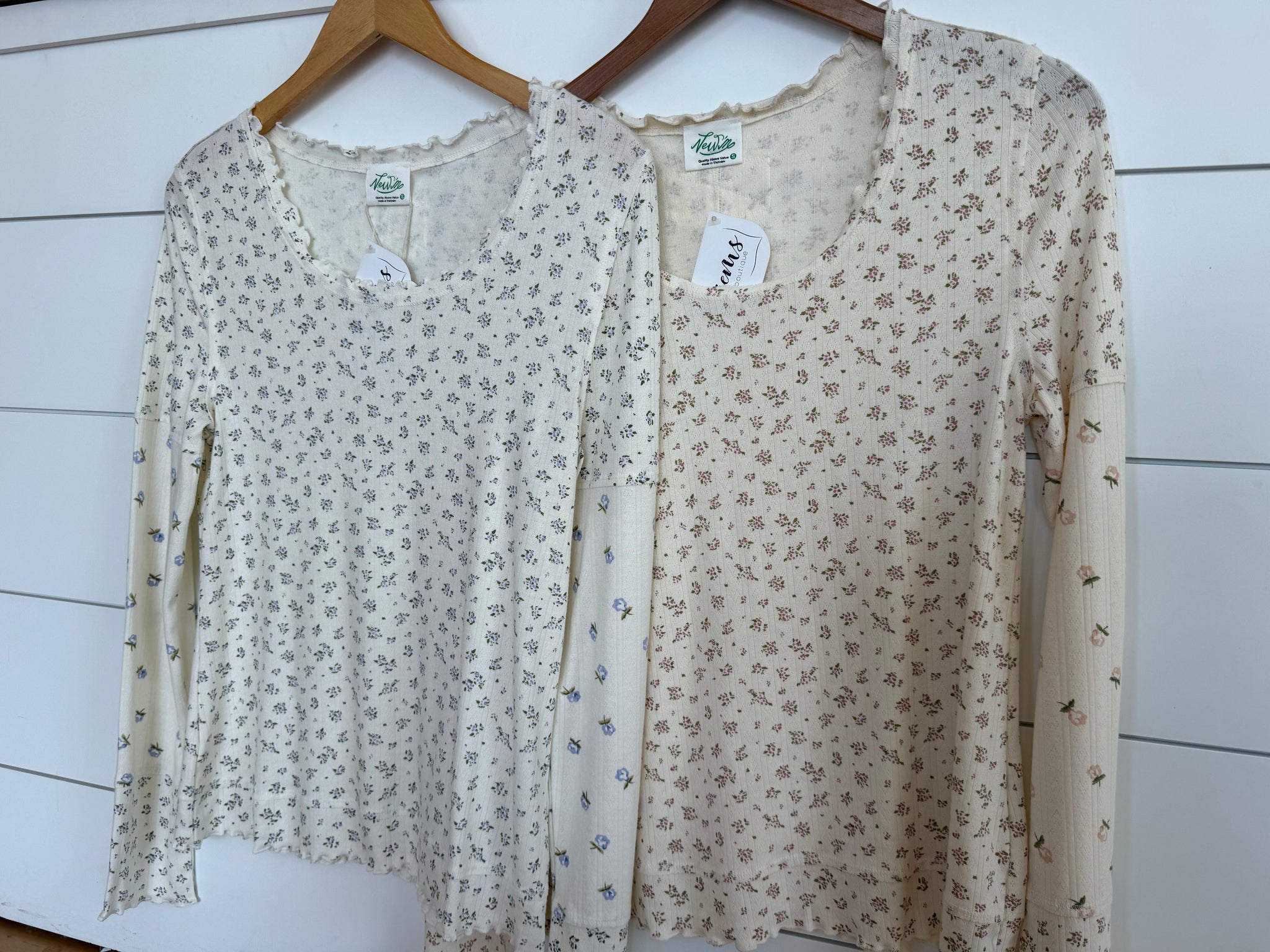 Shifted Florals Top