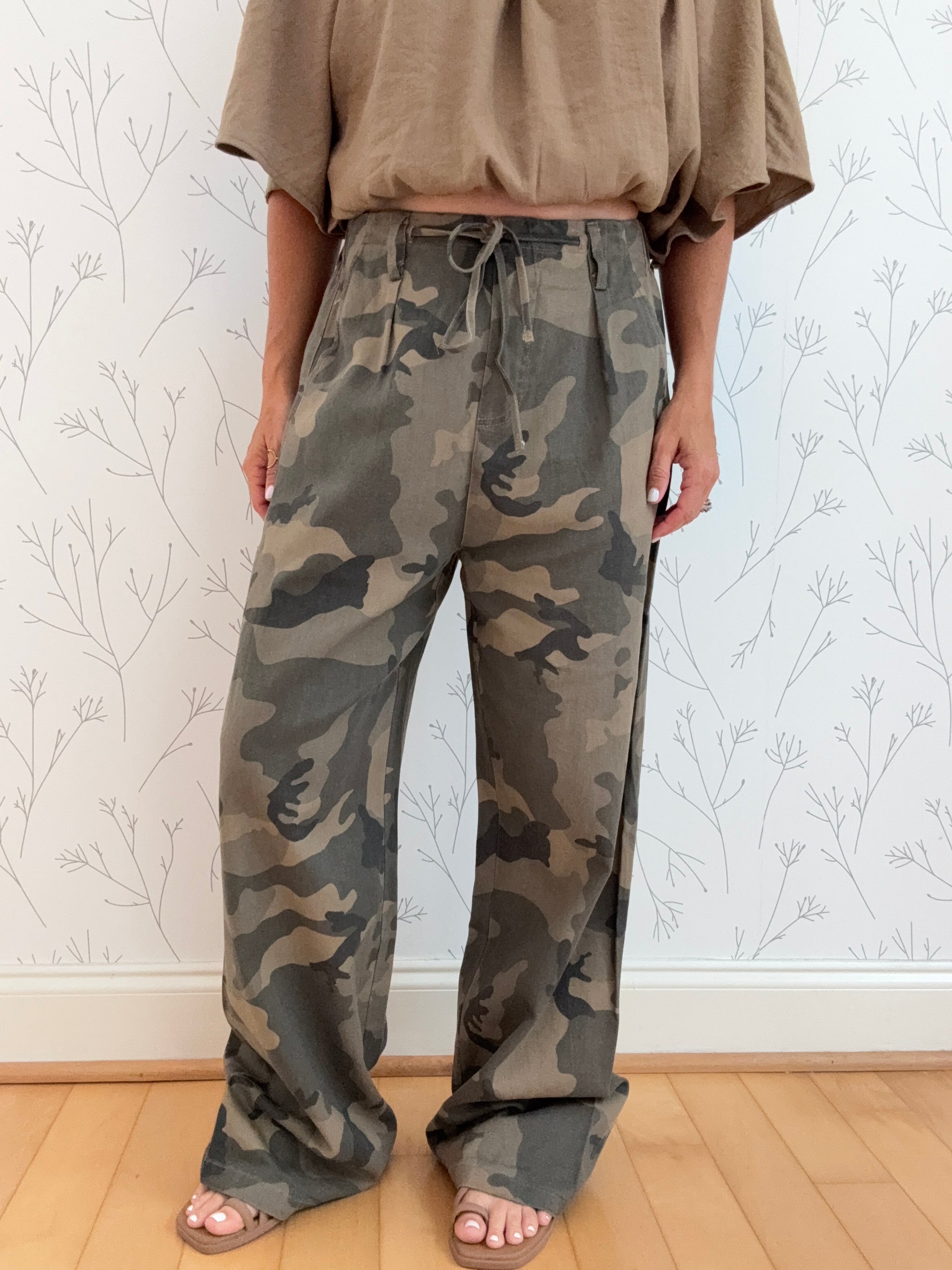 Camo Classic Wide Leg Pants
