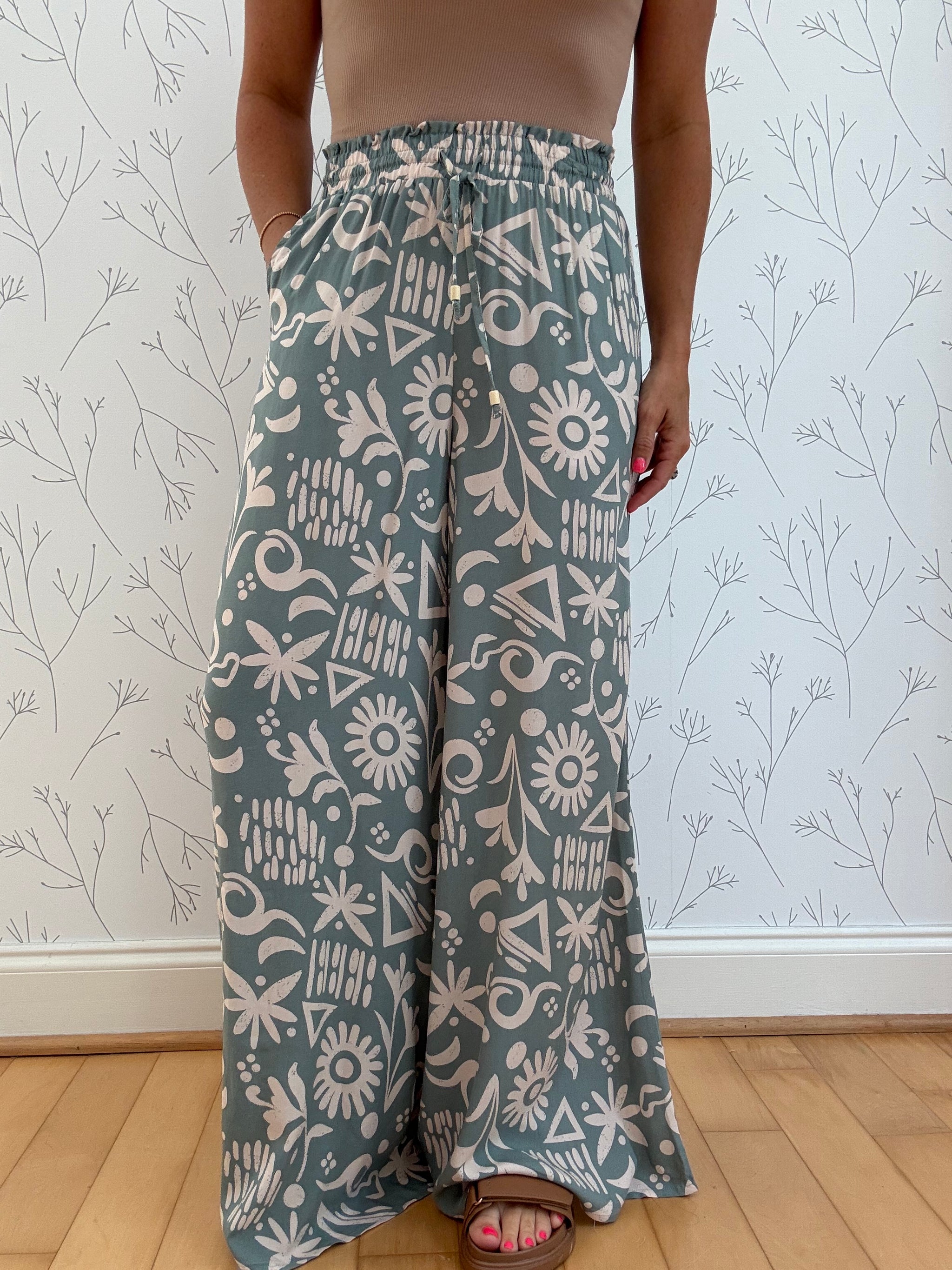 Floral Tide Palazzos