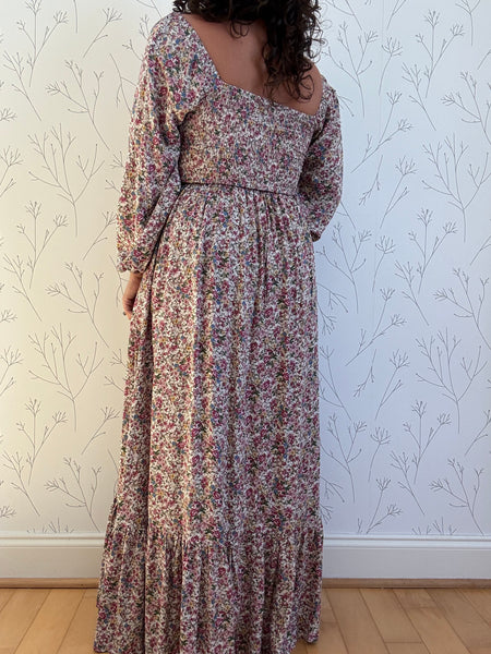 Ella Sweetheart Neckline Maxi Dress
