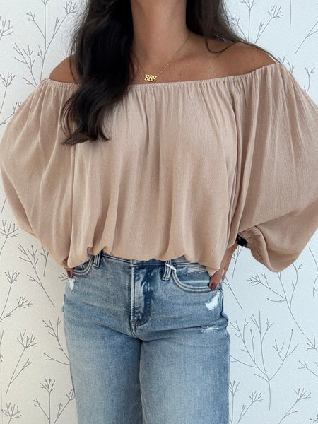 Barely Autumn Off Shoulder Top