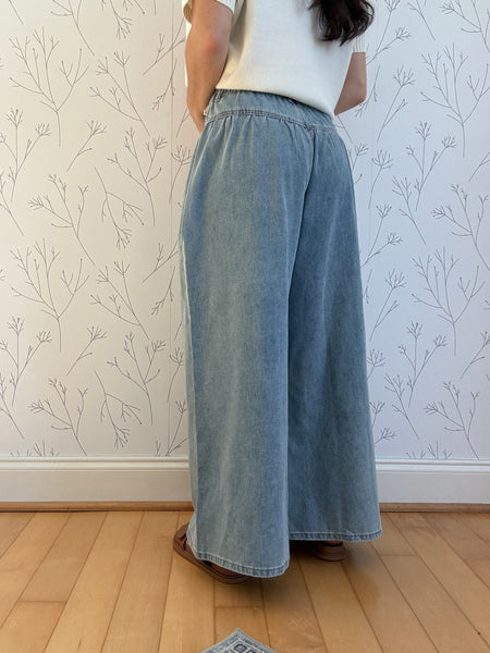 Breezy Blues Wide Leg Pants