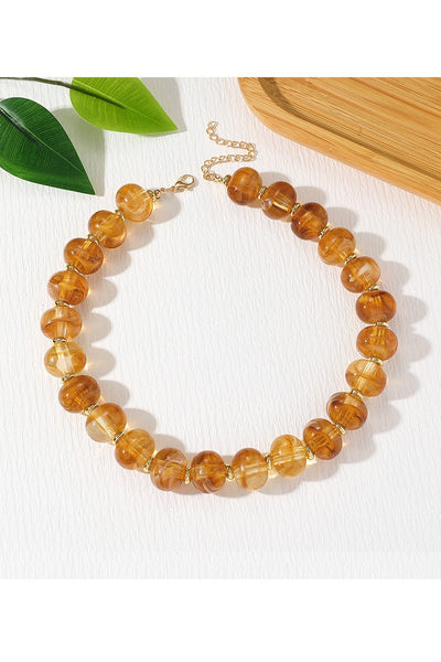 Irregular Beaded Necklace