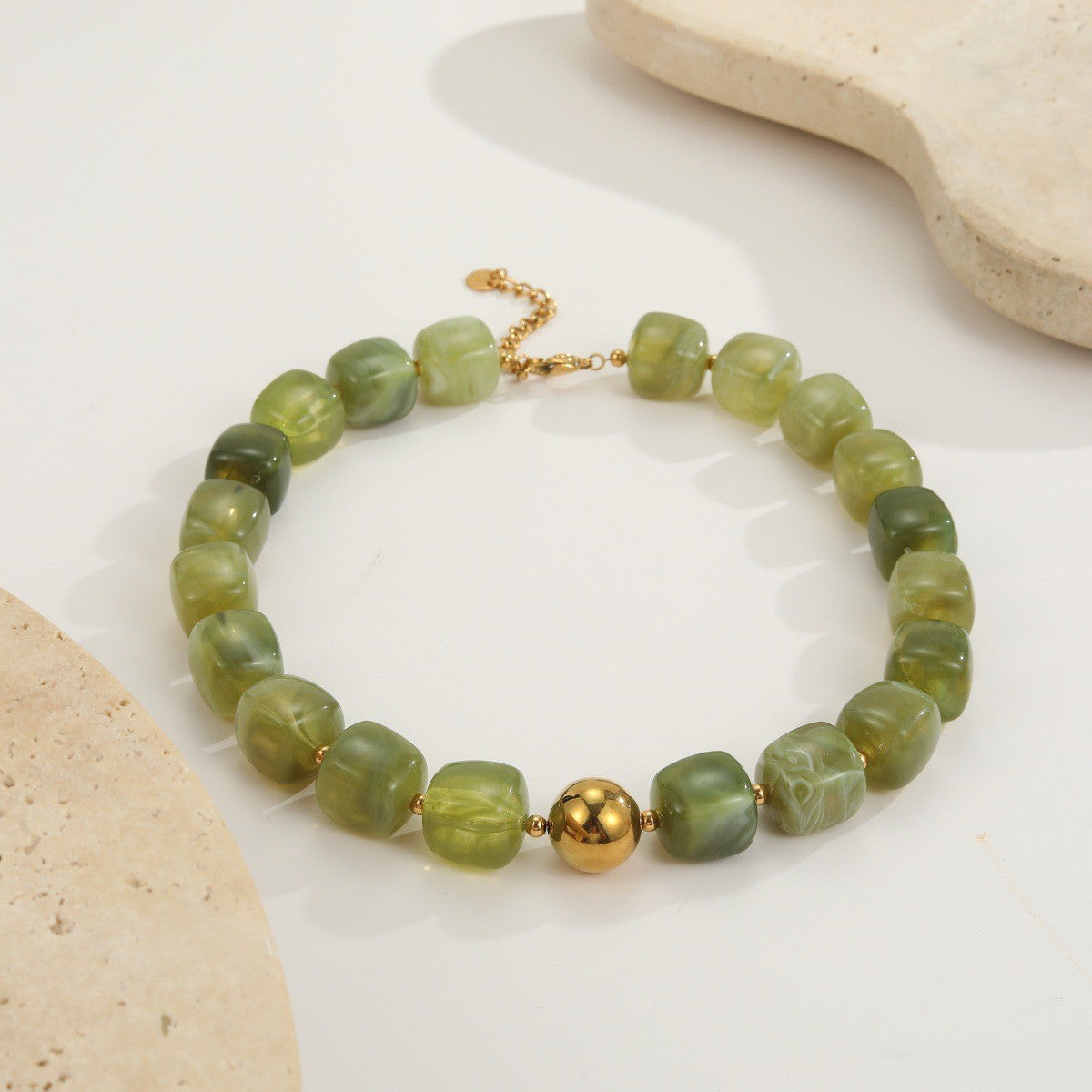 Chunky Beaded Statement Necklace