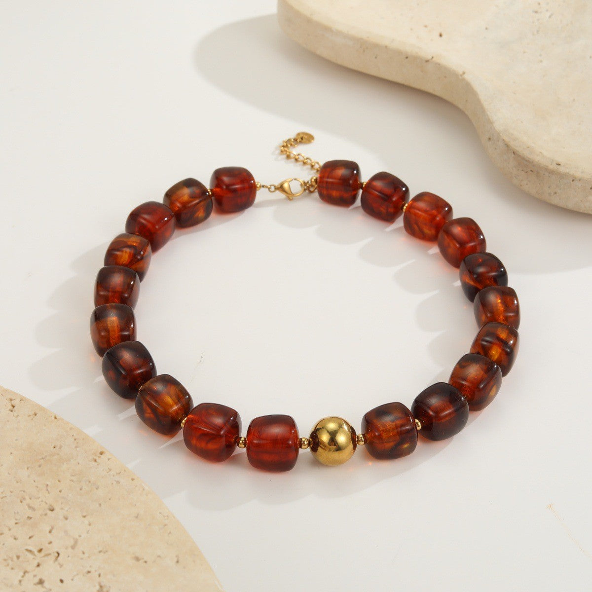 Chunky Beaded Statement Necklace