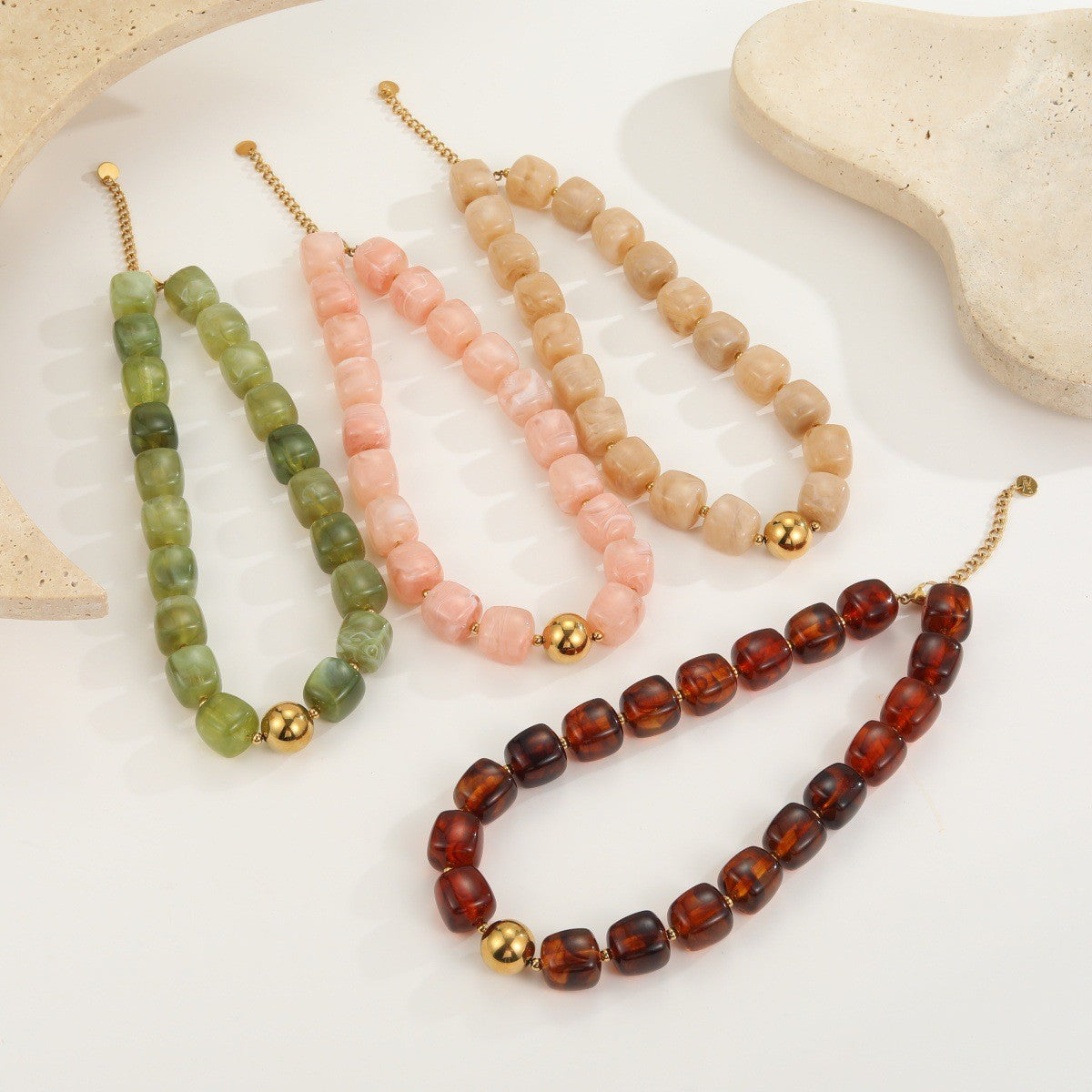 Chunky Beaded Statement Necklace