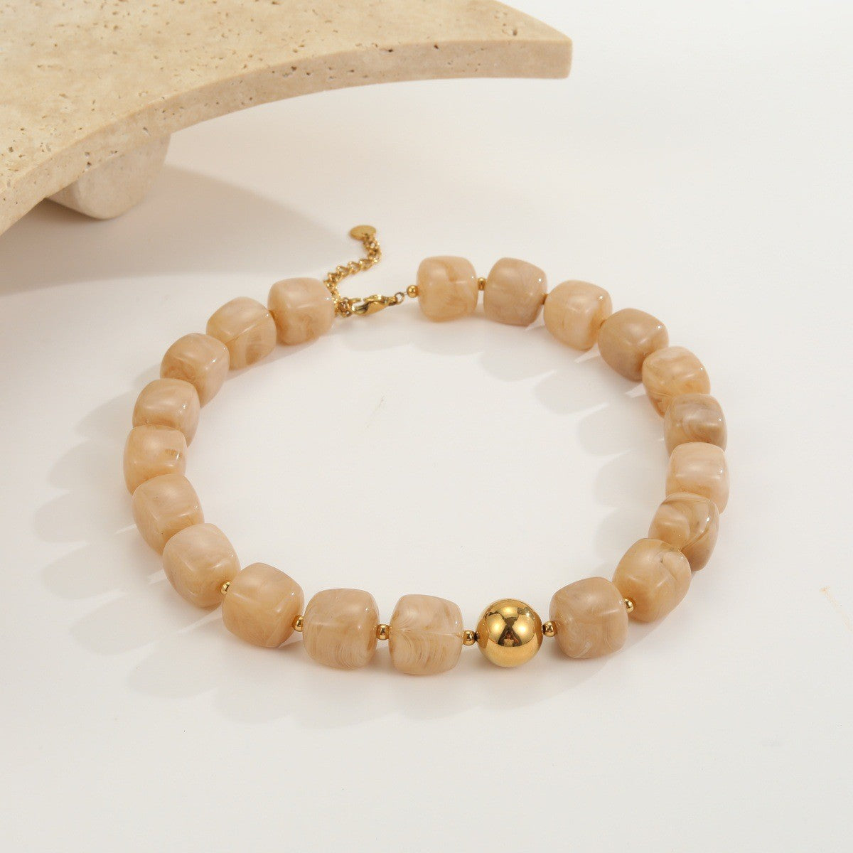 Chunky Beaded Statement Necklace