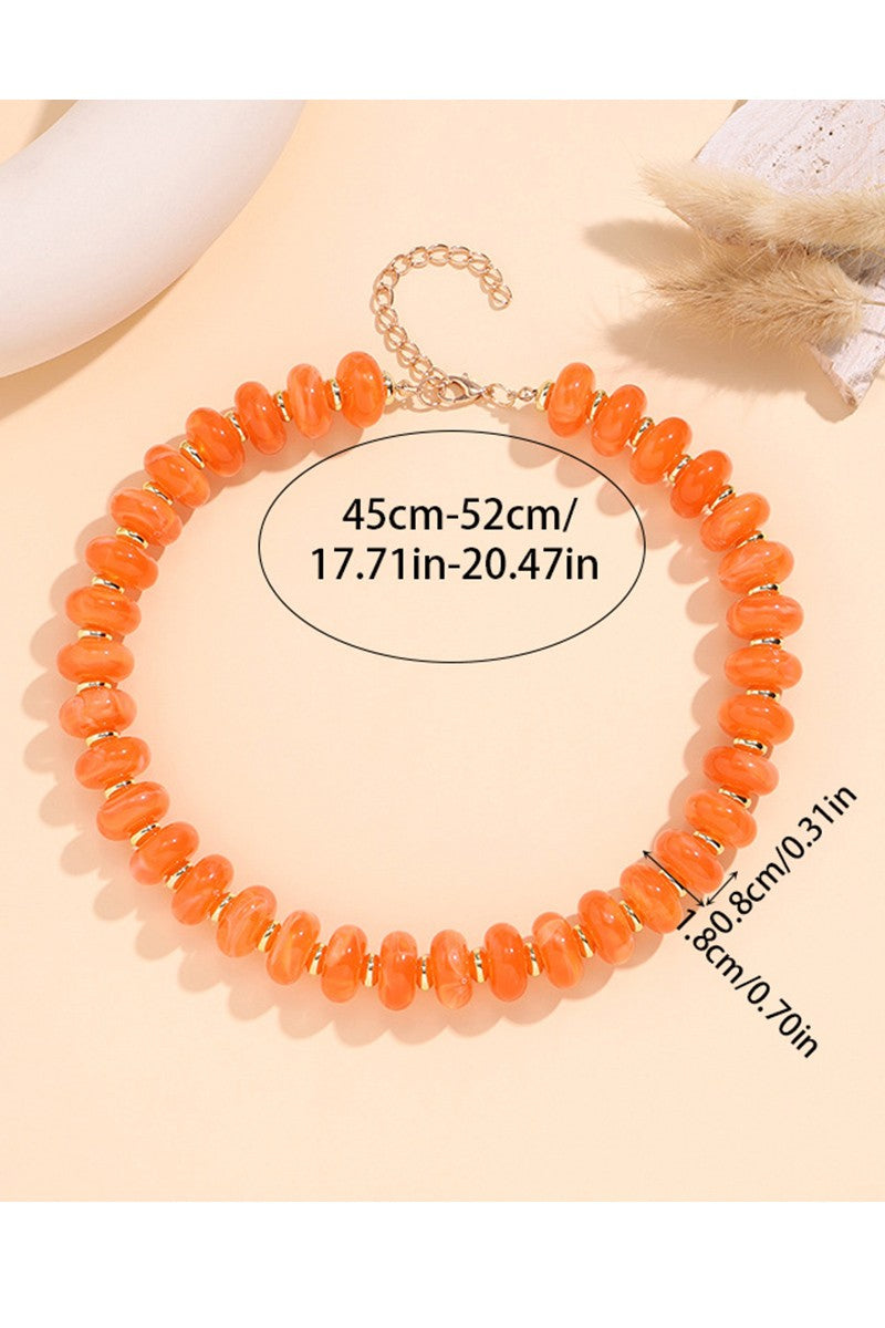 Irregular Beaded Necklace