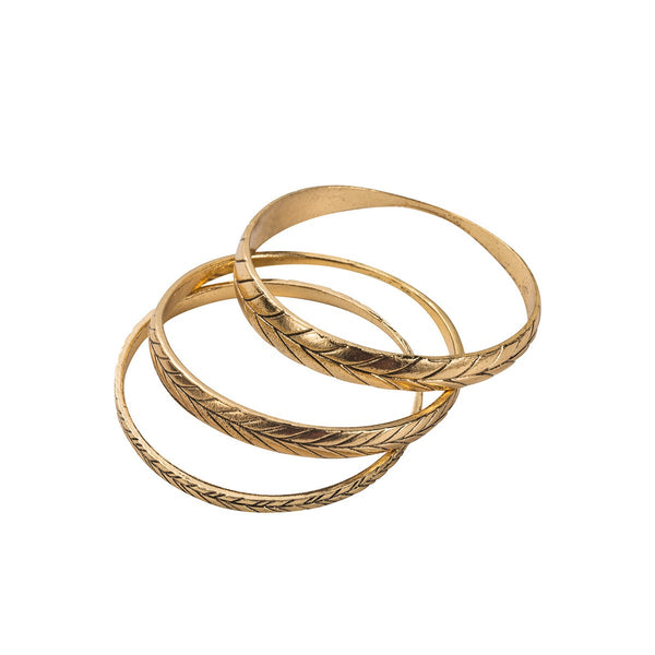 Gold Layered Bracelet Set