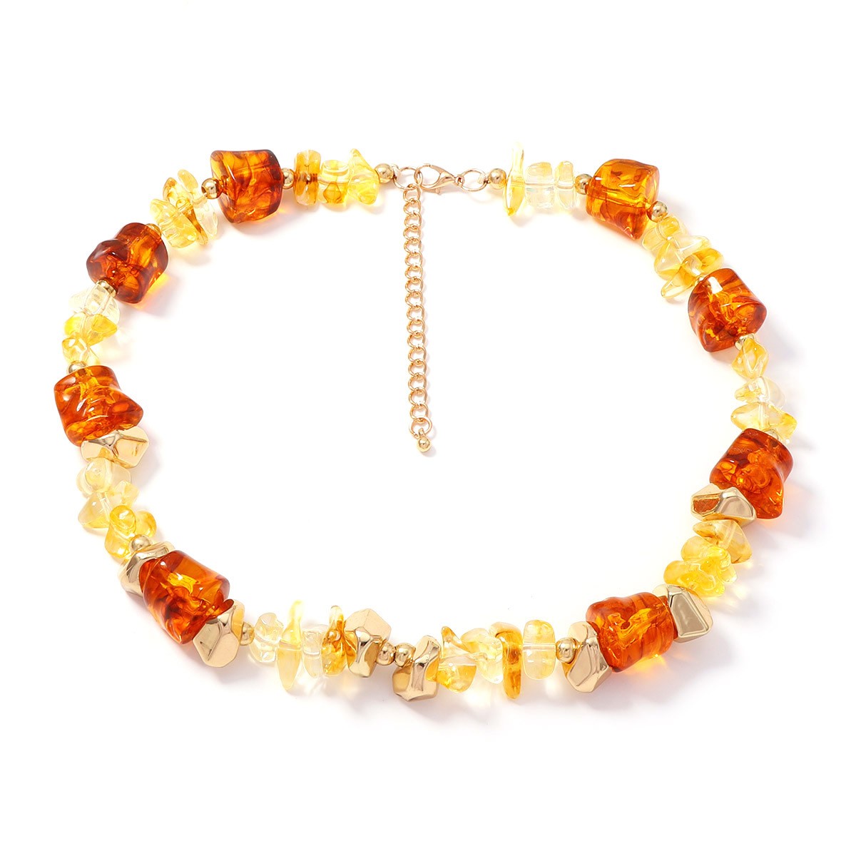 Natural Stone Beaded Necklace