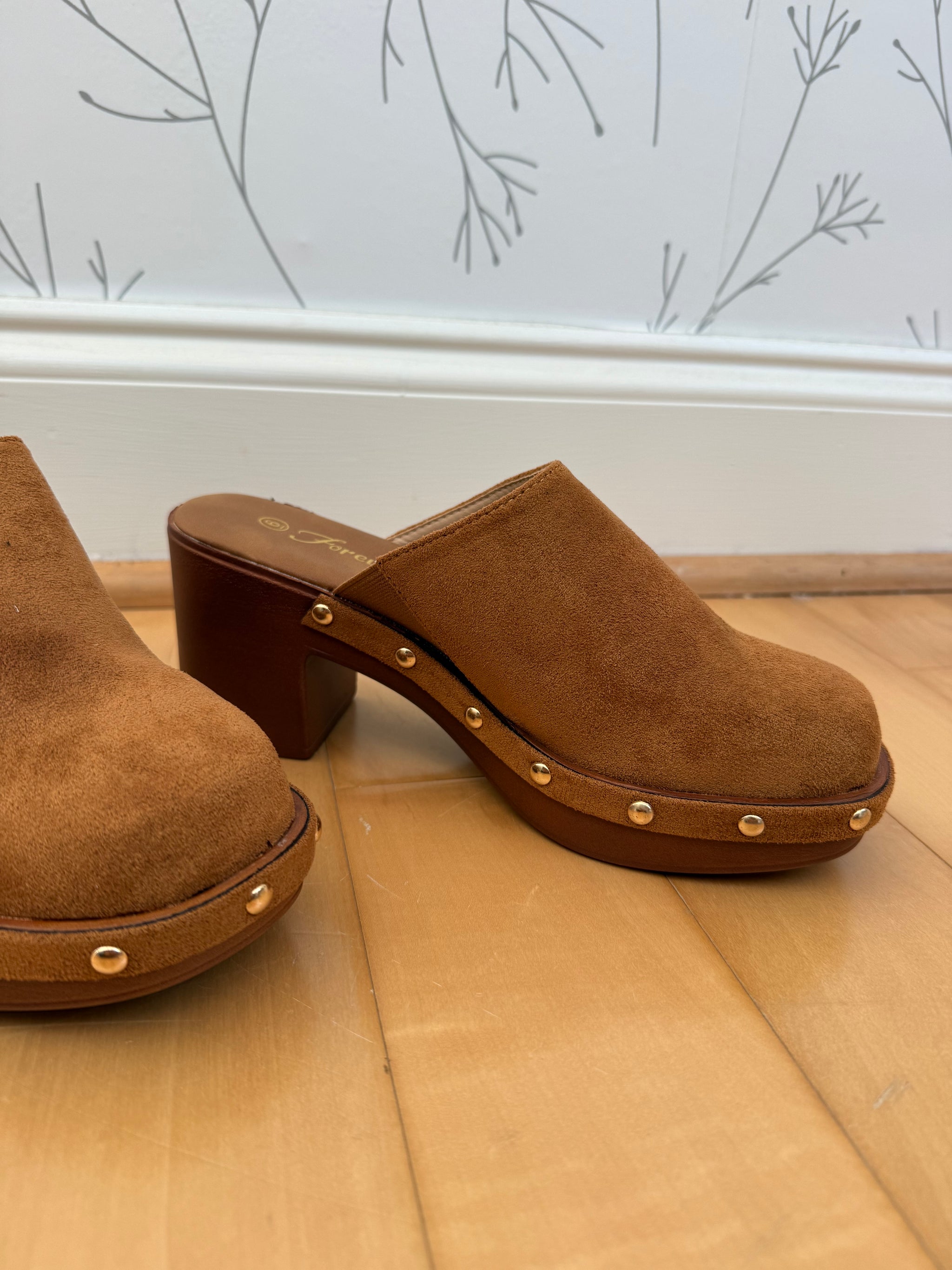 Studded Platform Clogs