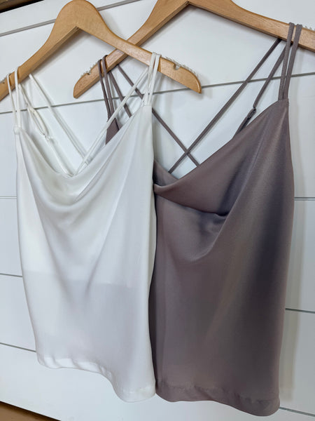 Love Somebody Cowl Neck Cami