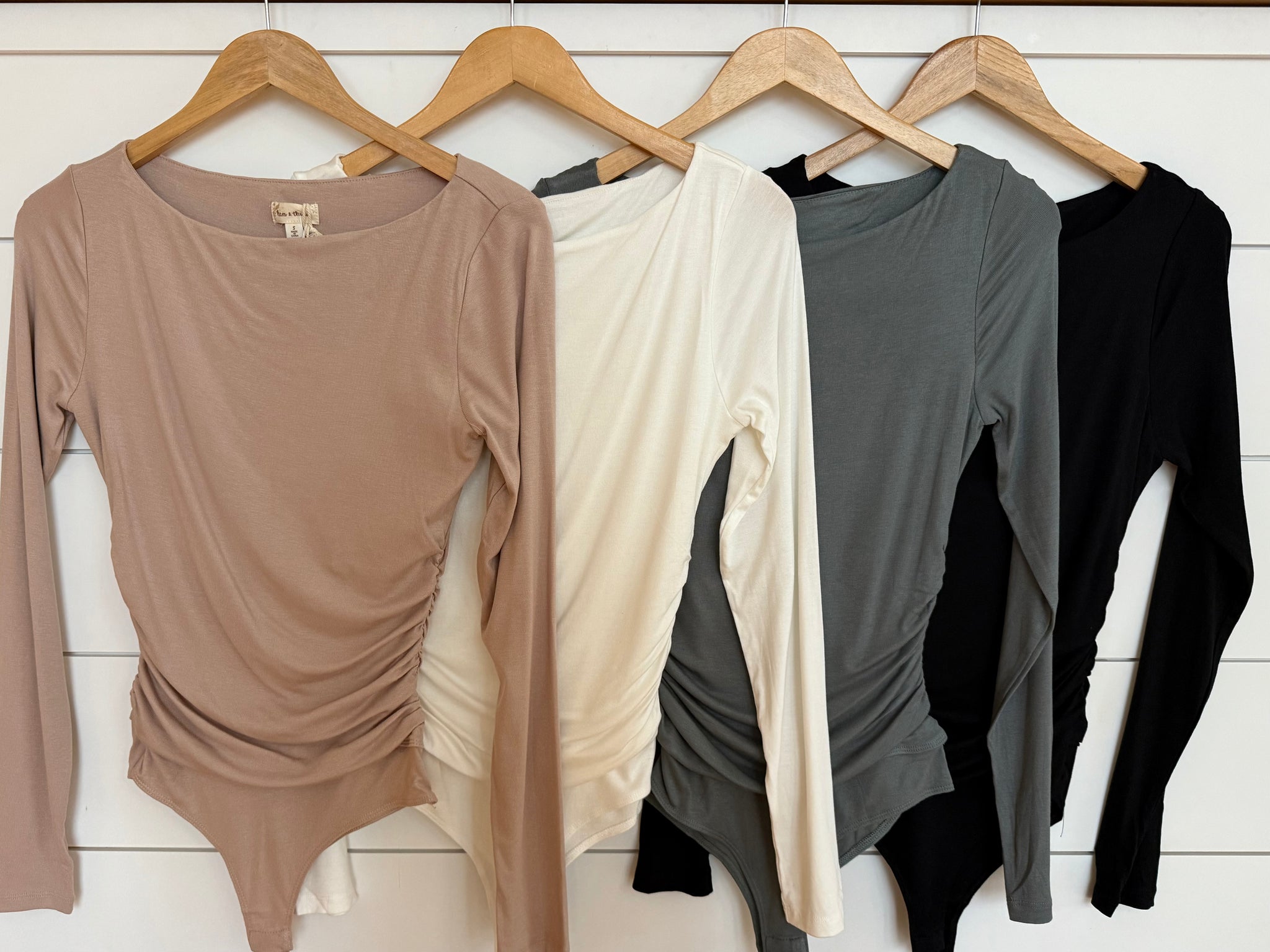 Ruched Waist Bodysuit