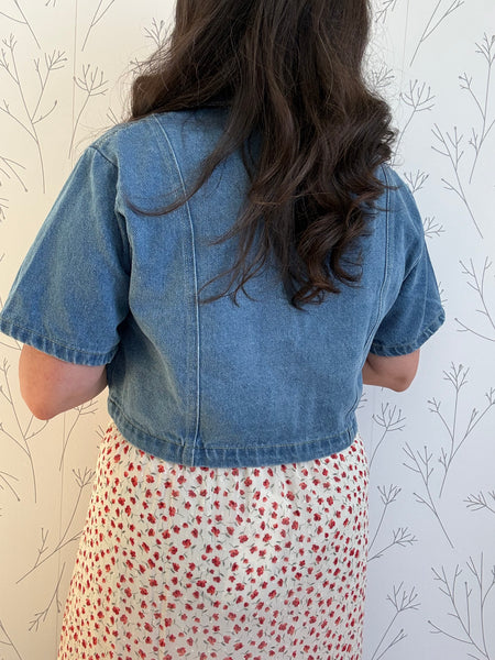 Springline Denim Top