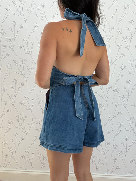 Denim Darling Romper