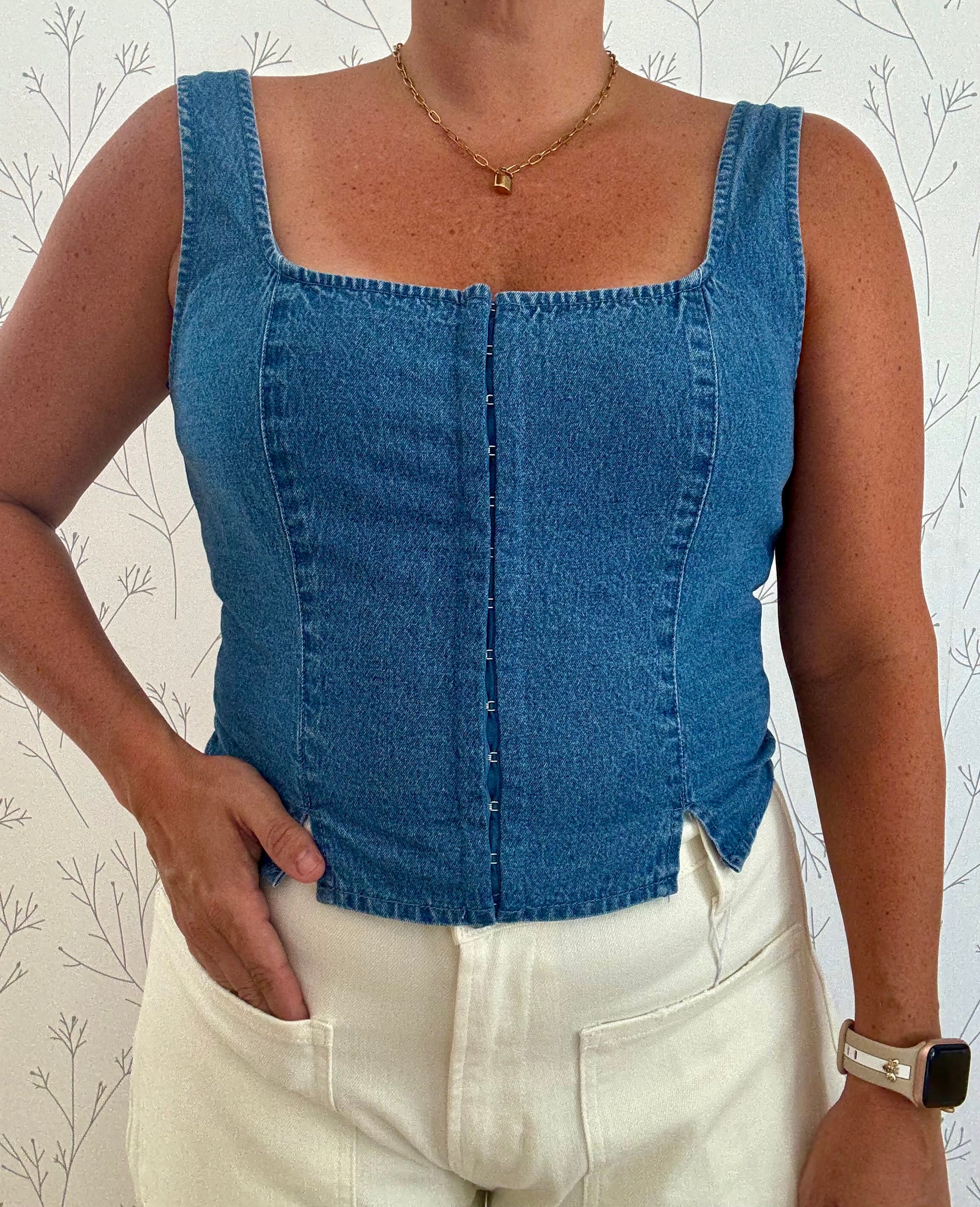 Maddy Hook & Eye Corset Top