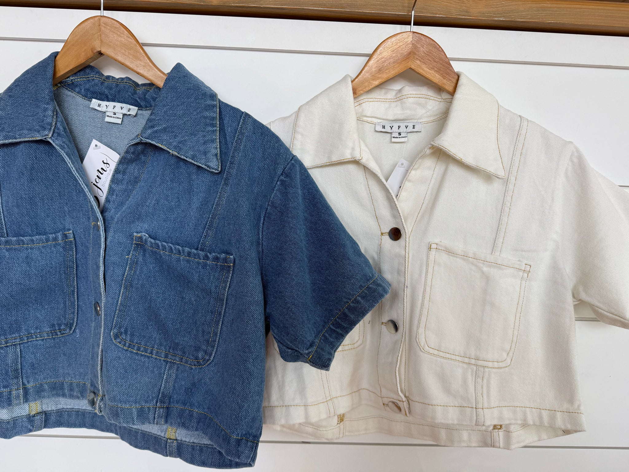 Springline Denim Top