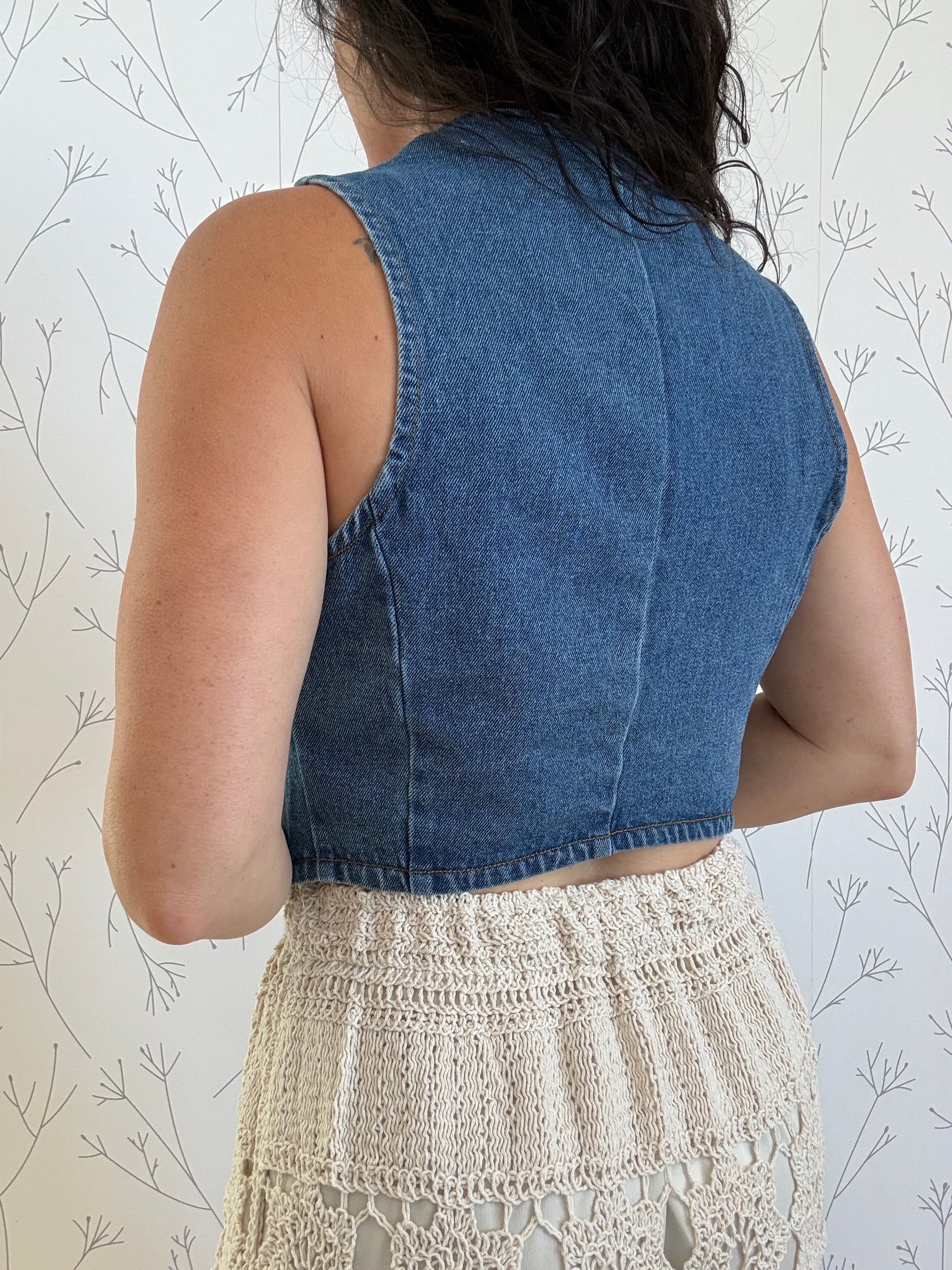 Downtown Denim Vest