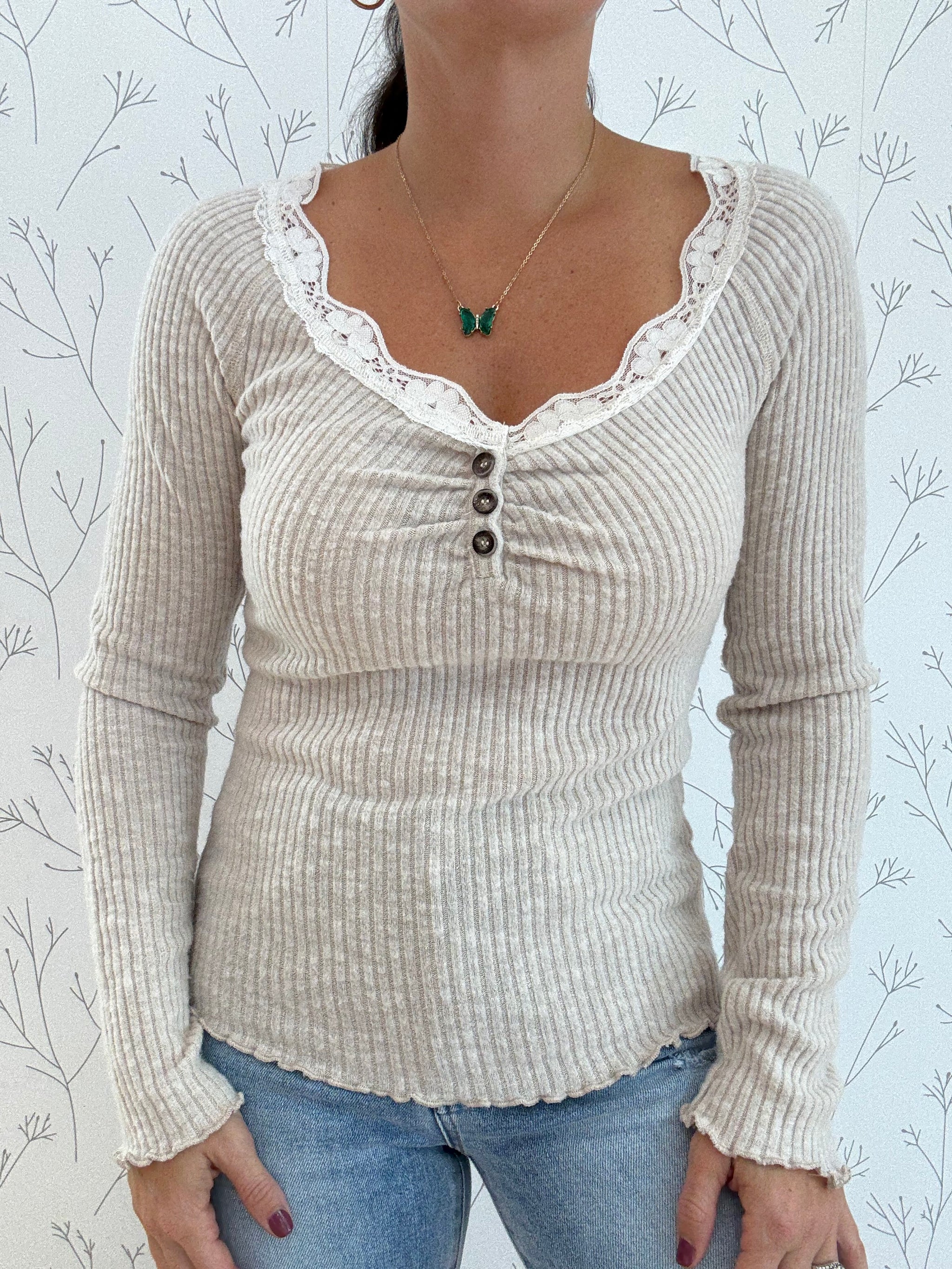 Lace Harvest Henley