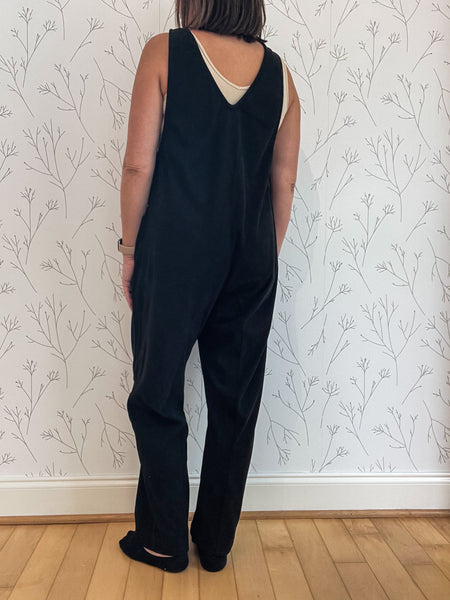 Corduroy Jumpsuit W/ Pockets
