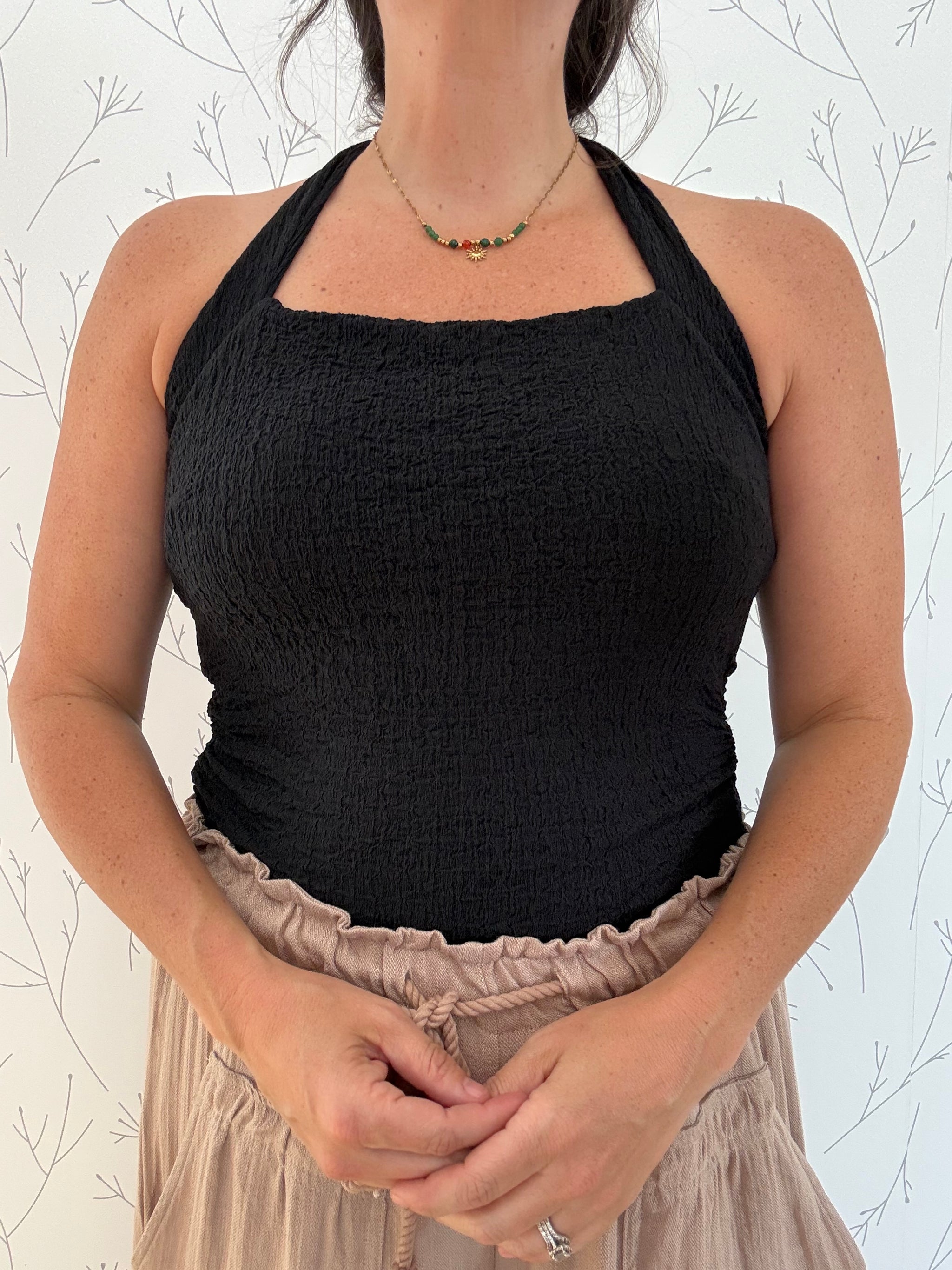 Shoreline Charm Halter Top