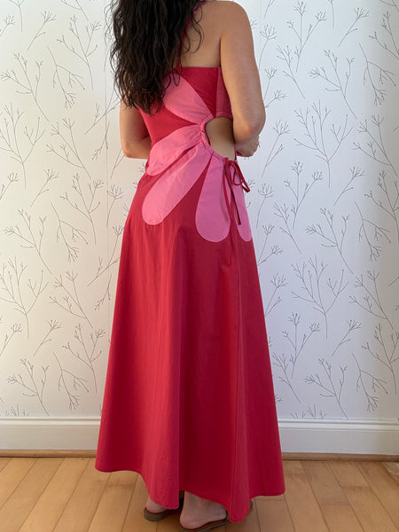 Petal Pop Cutout Midi