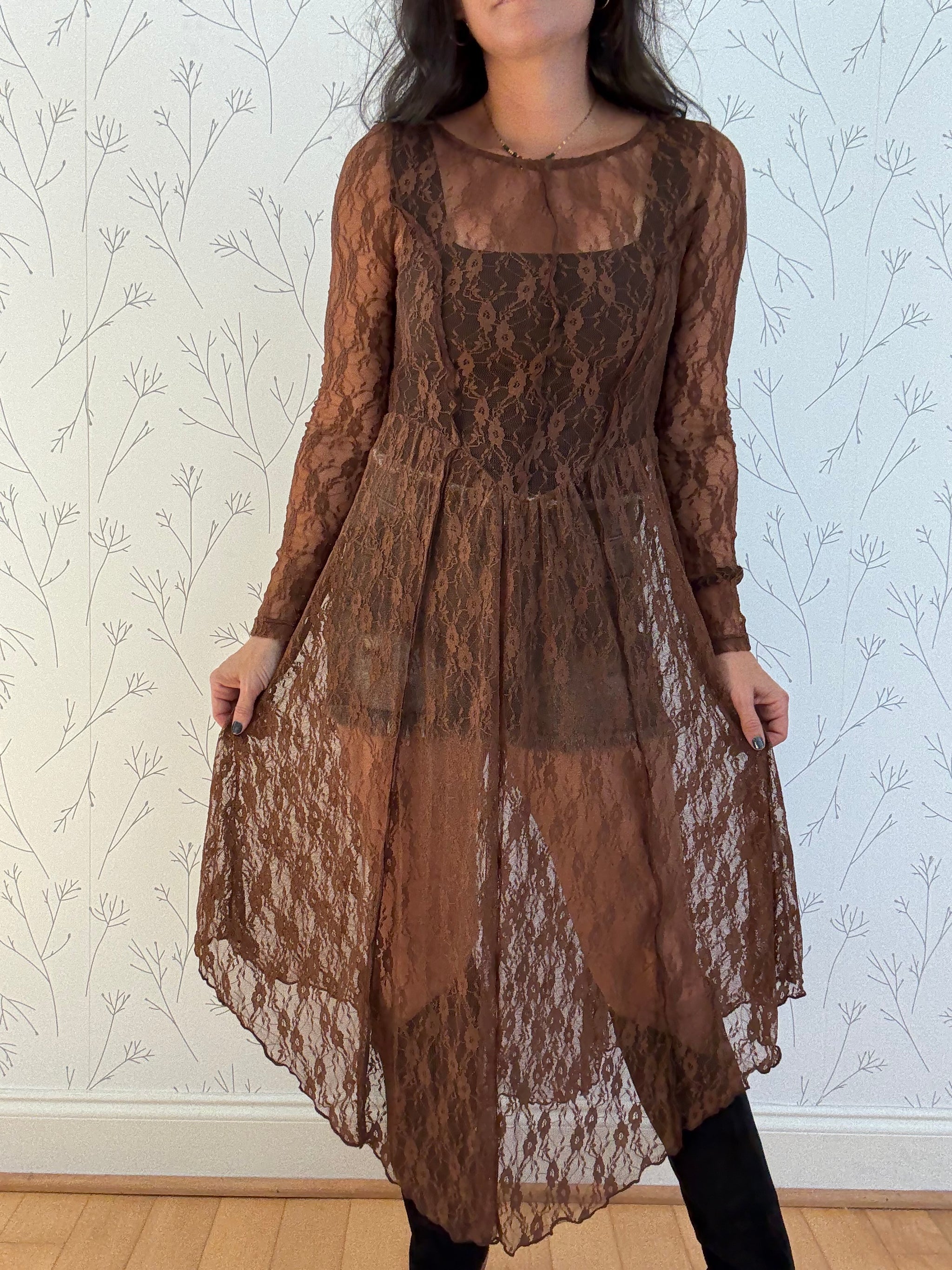 Amber Layers Lace Dress