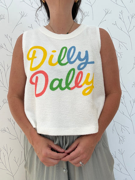 Dilly Dally Terry Cloth Tank