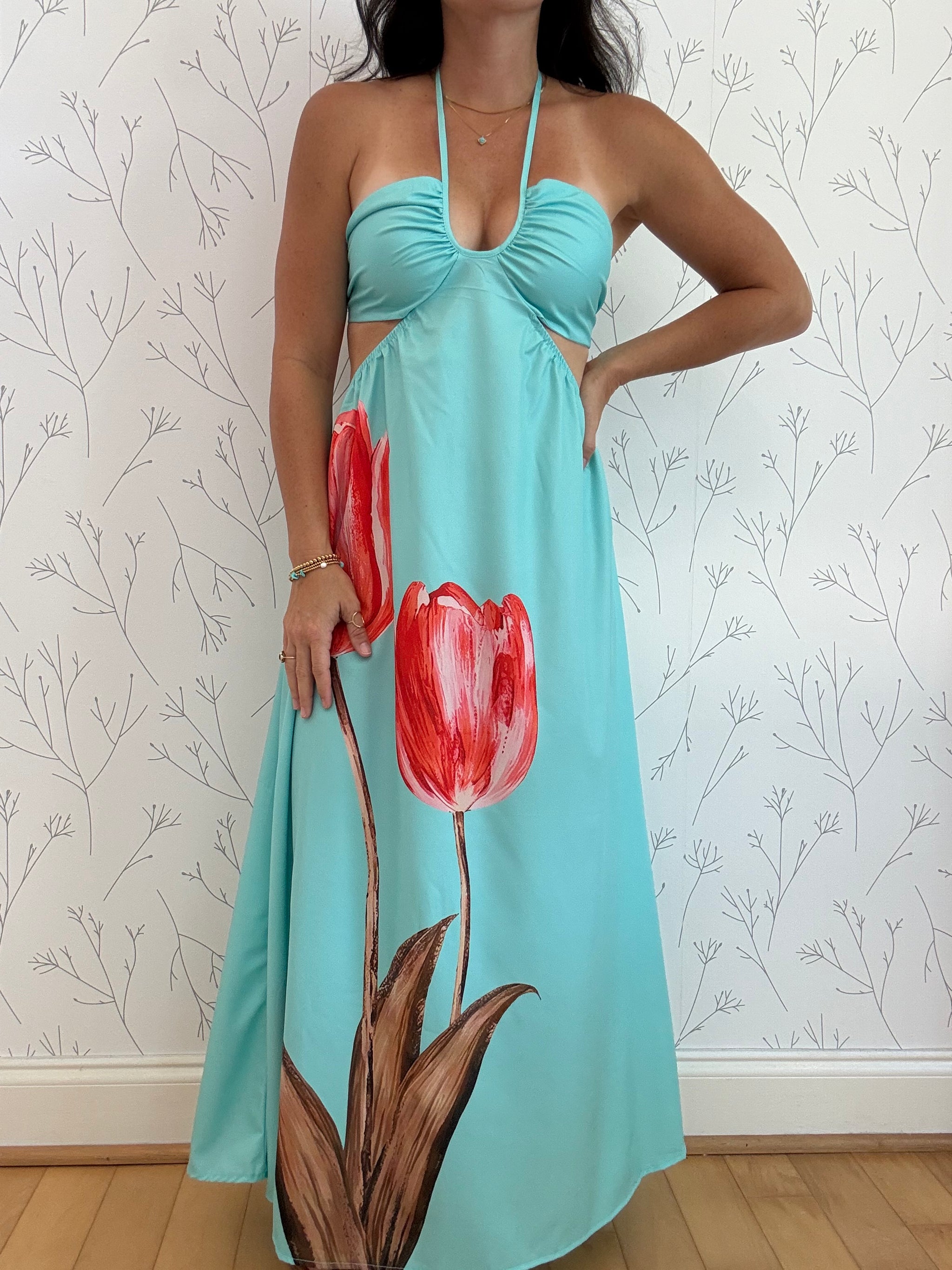 Paradise Petals Maxi Dress