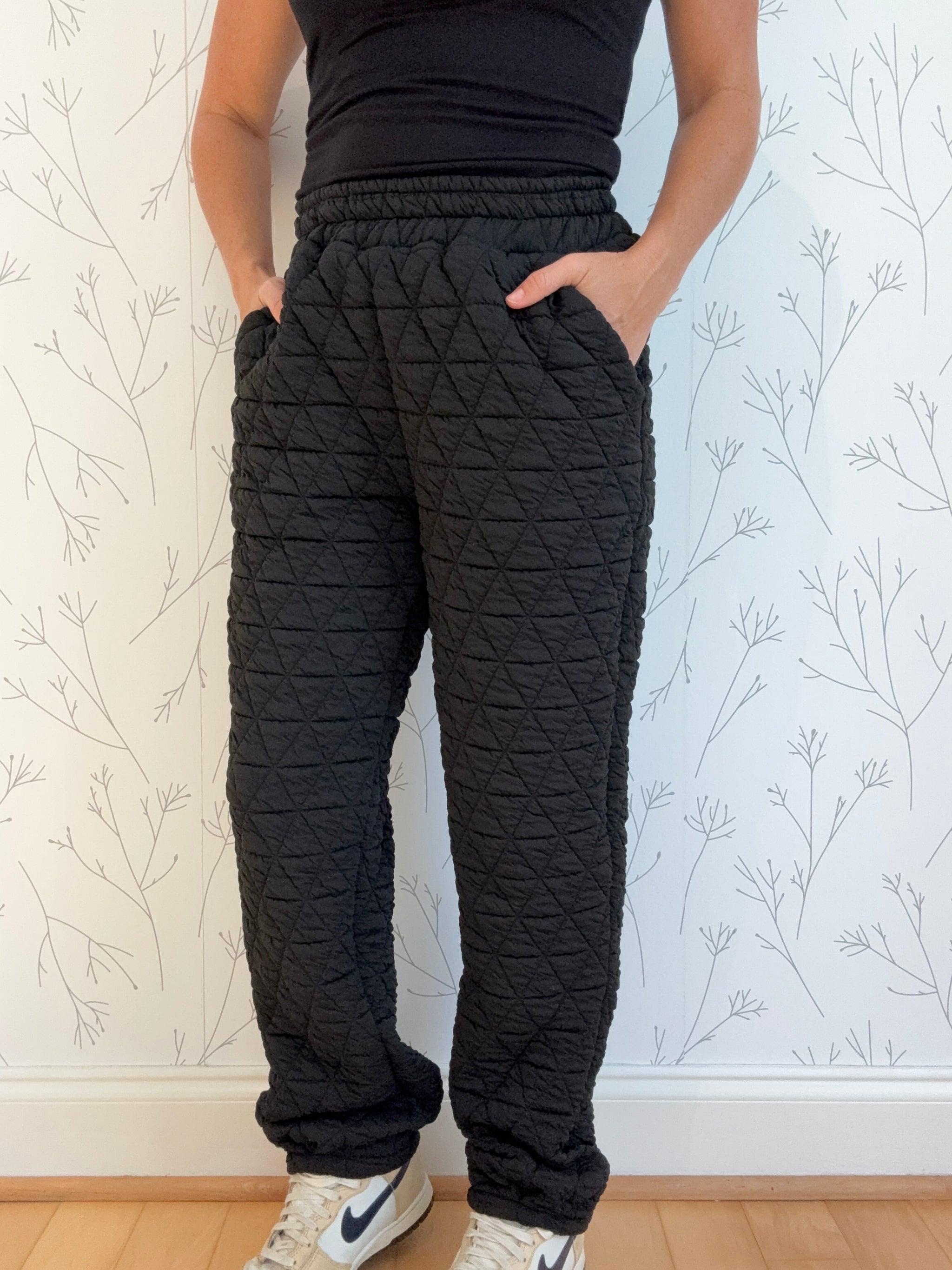 Triangle Quilted Joggers