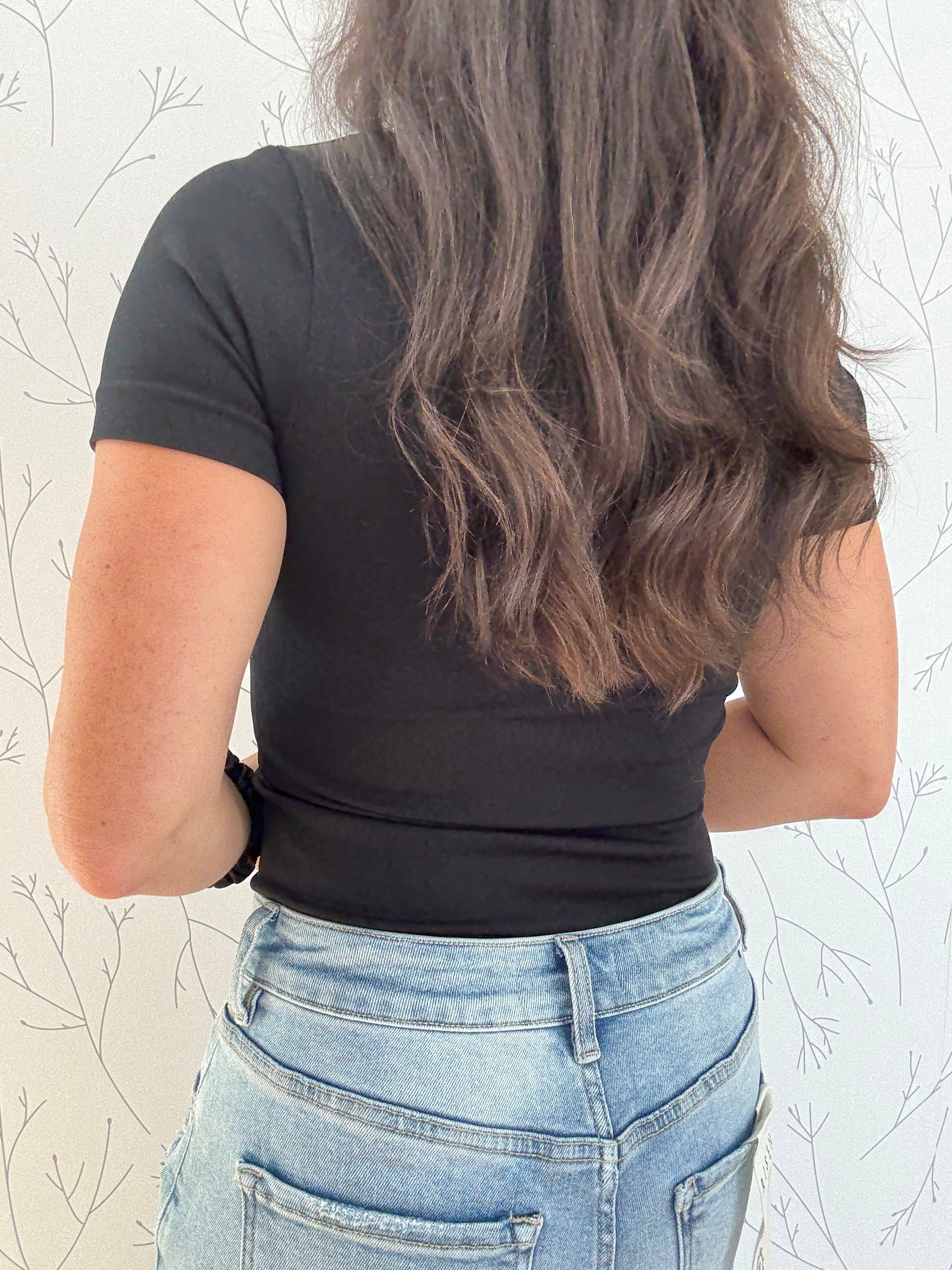 Seamless Round Neck Basic Tee