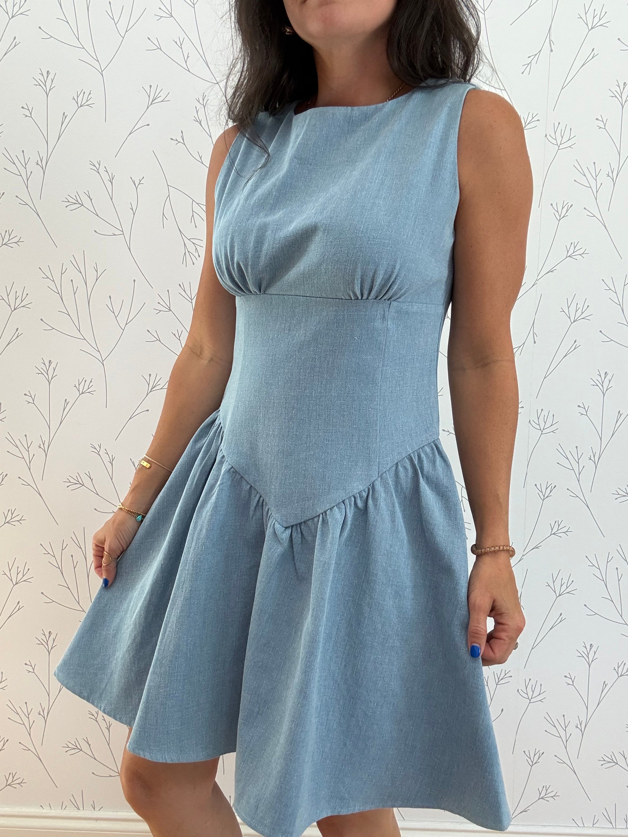 Paint The Town Blue Dress