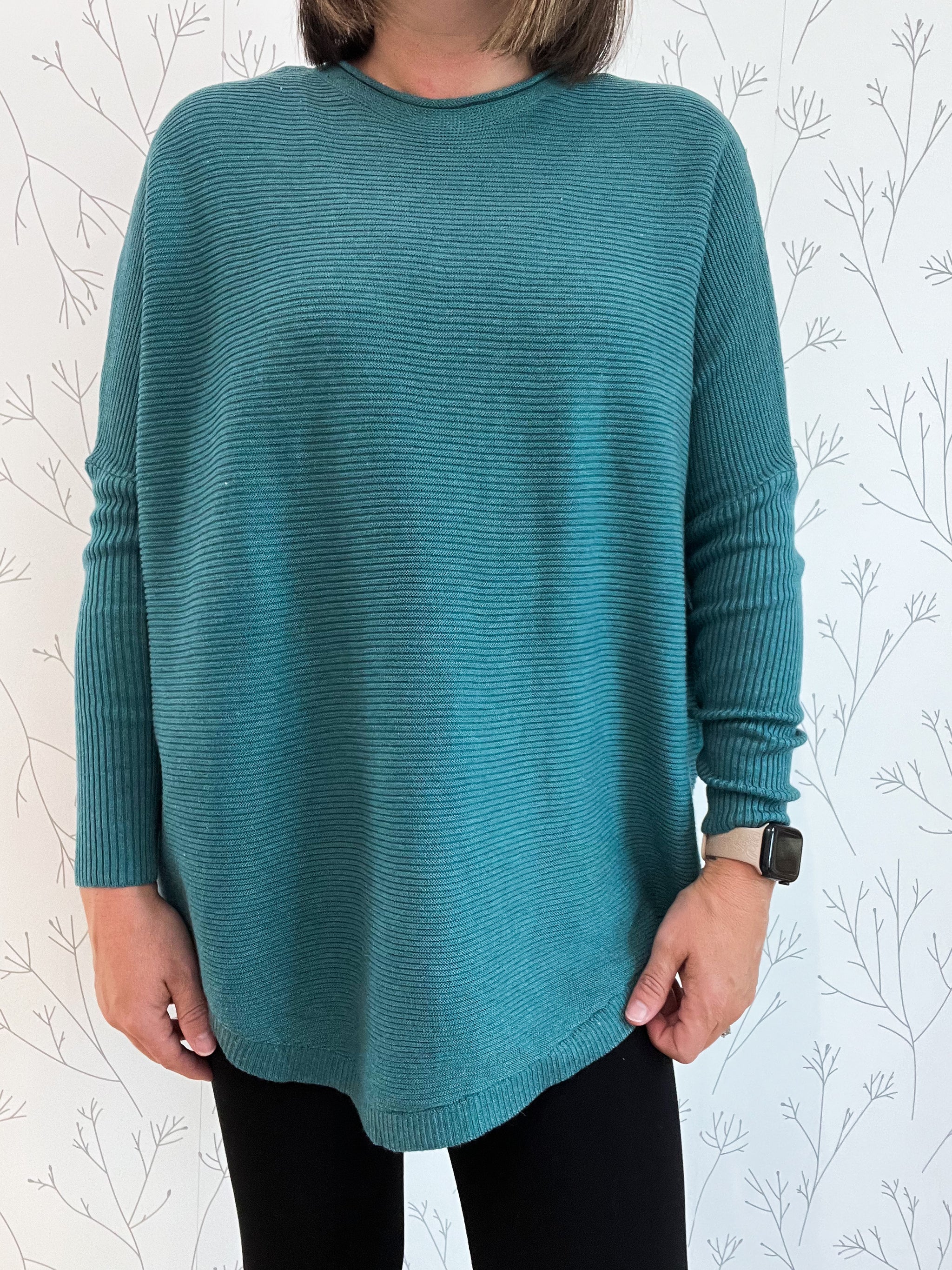 Ribbed Pullover Sweater
