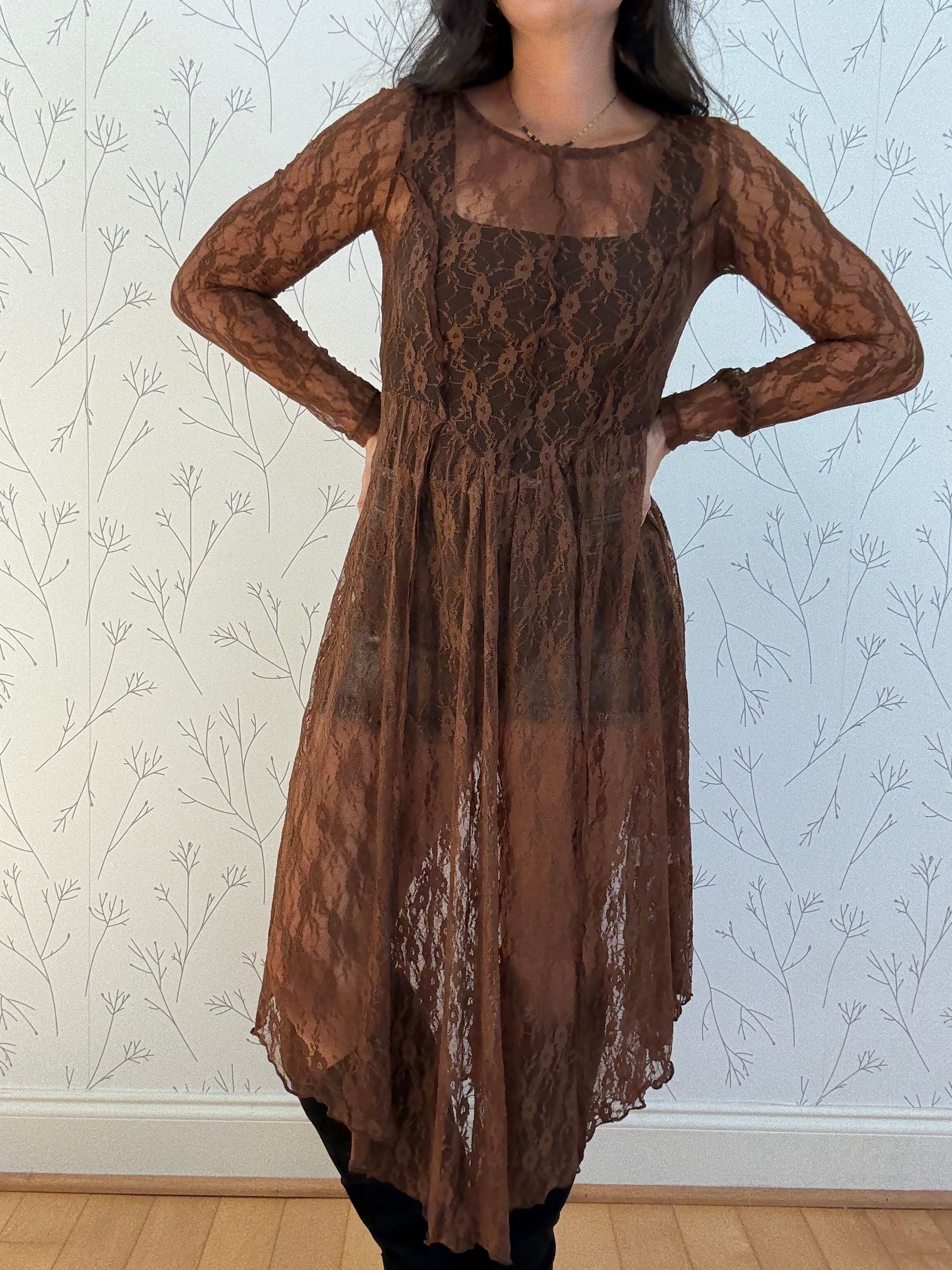 Amber Layers Lace Dress