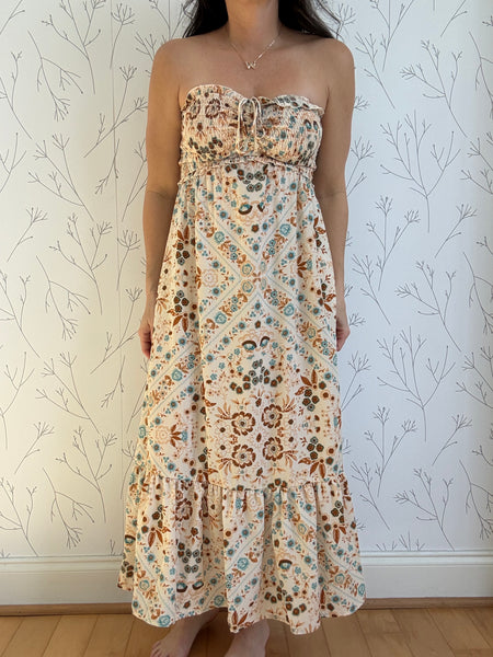 Barefoot Dreams Smocked Maxi Dress