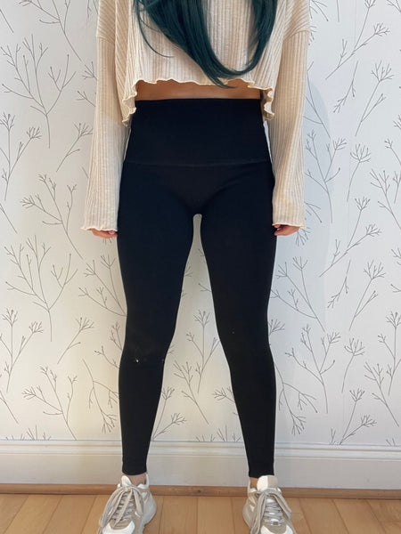 Fleece Lined Tummy Control Leggings'