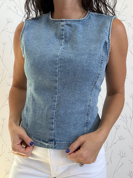 After Hours Denim Top