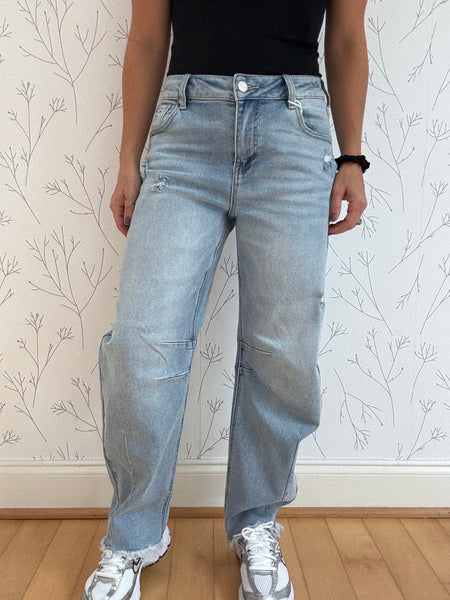 Golden Hour Barrel Jean